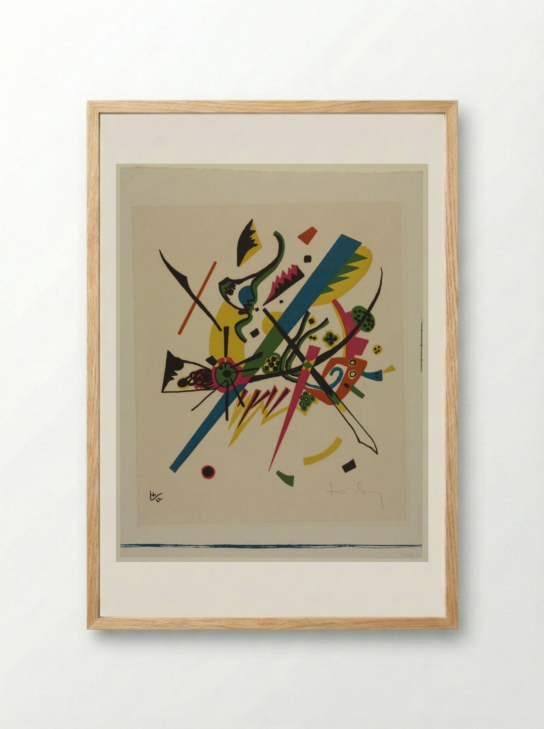 Small Worlds I - Wassily Kandinsky - Framed Print Wood