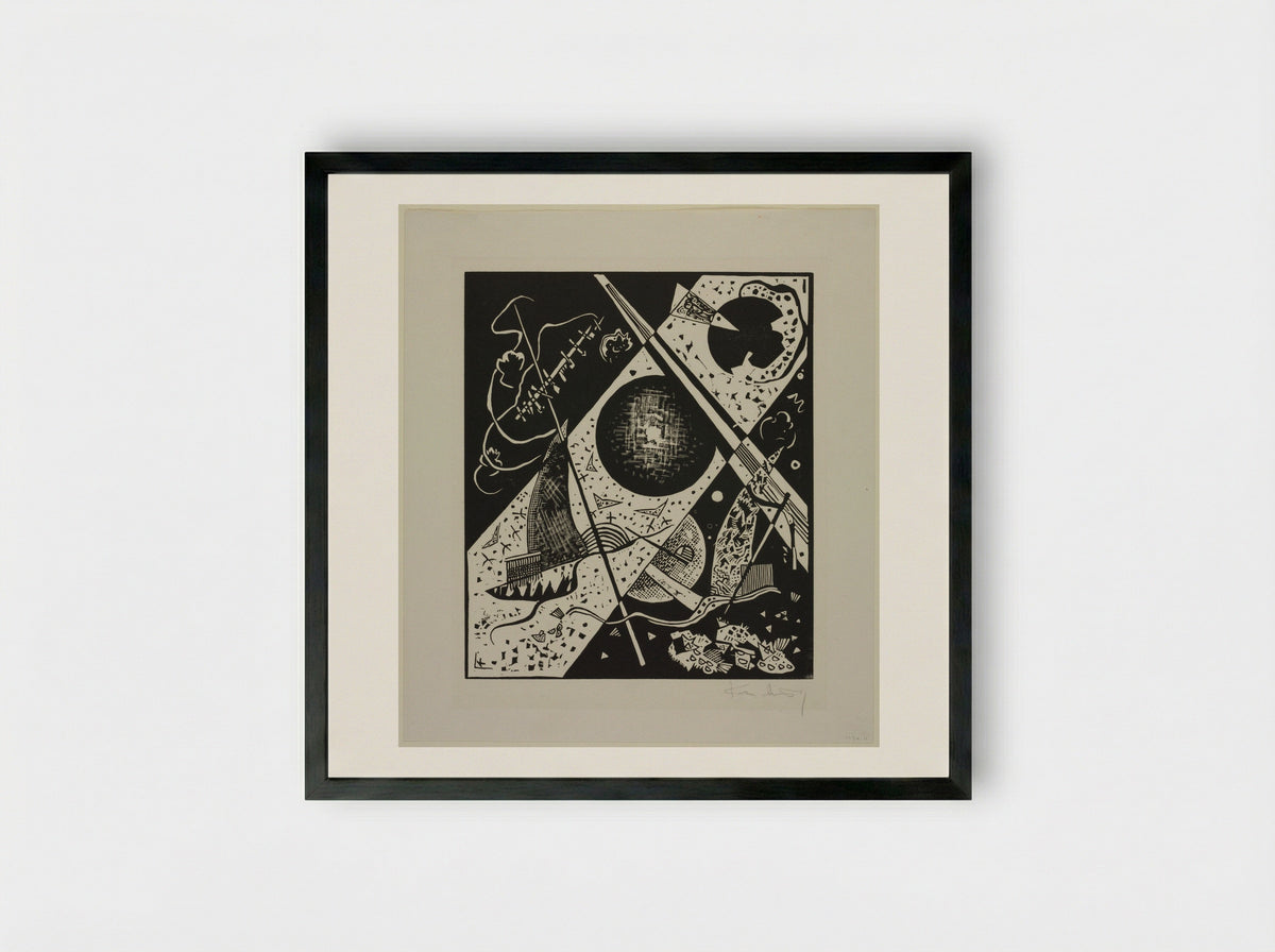 Small Worlds VI - Wassily Kandinsky - Framed Print Black