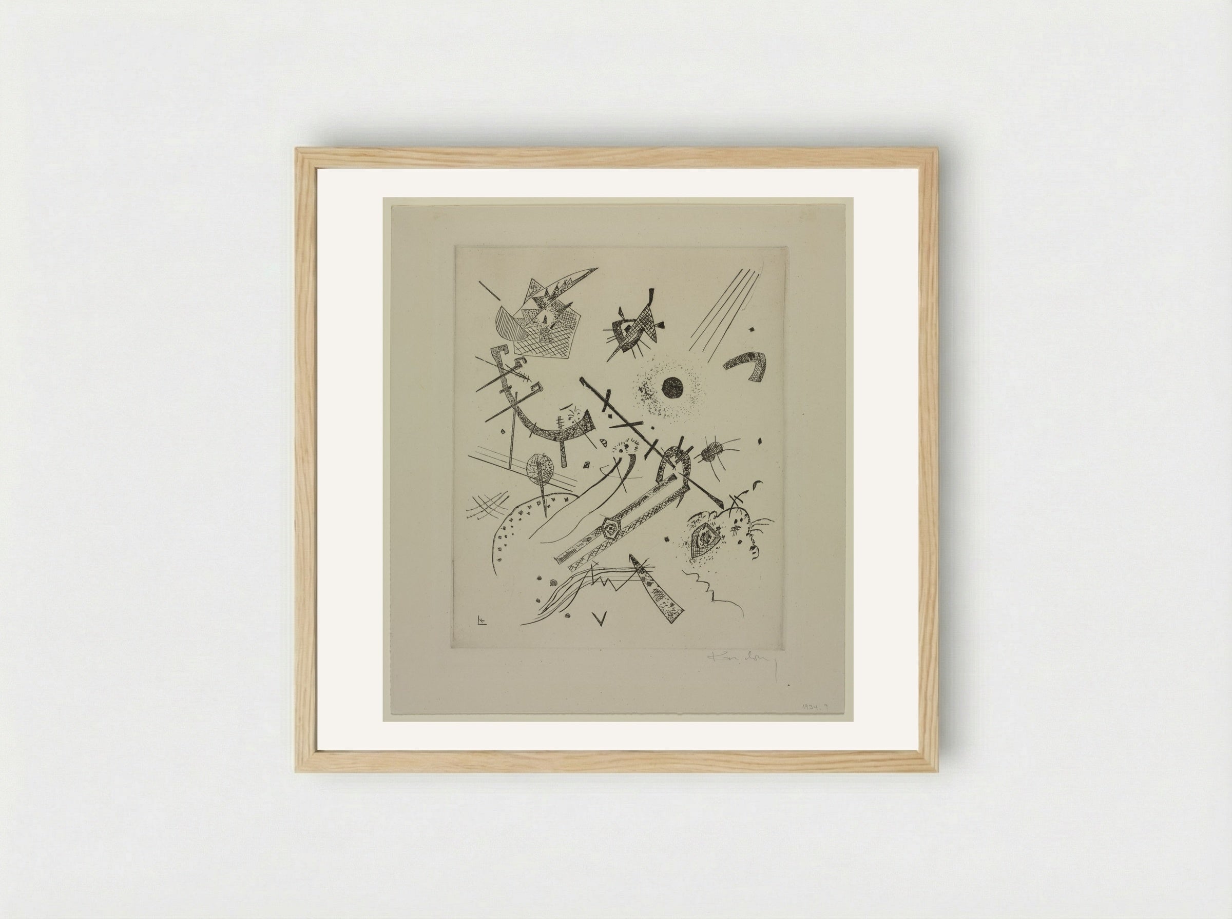 Small Worlds XI - Wassily Kandinsky - Framed Print Wood