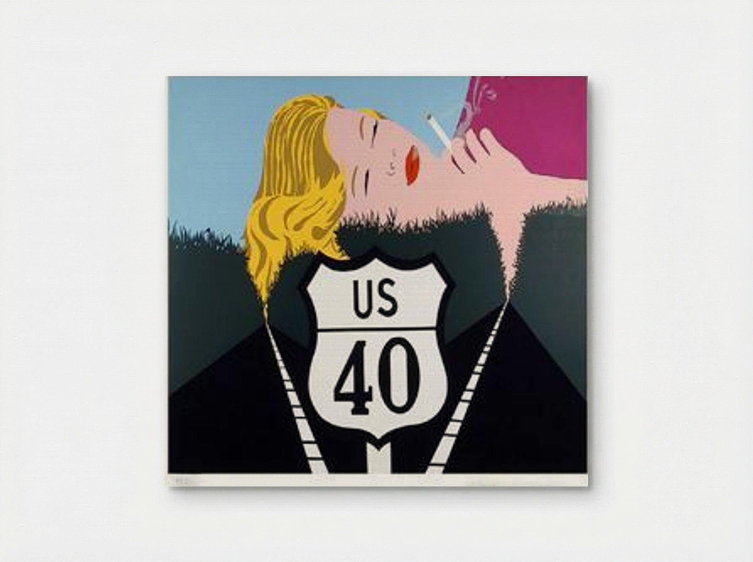 Smoke Dream - Allan D'Arcangelo - Poster
