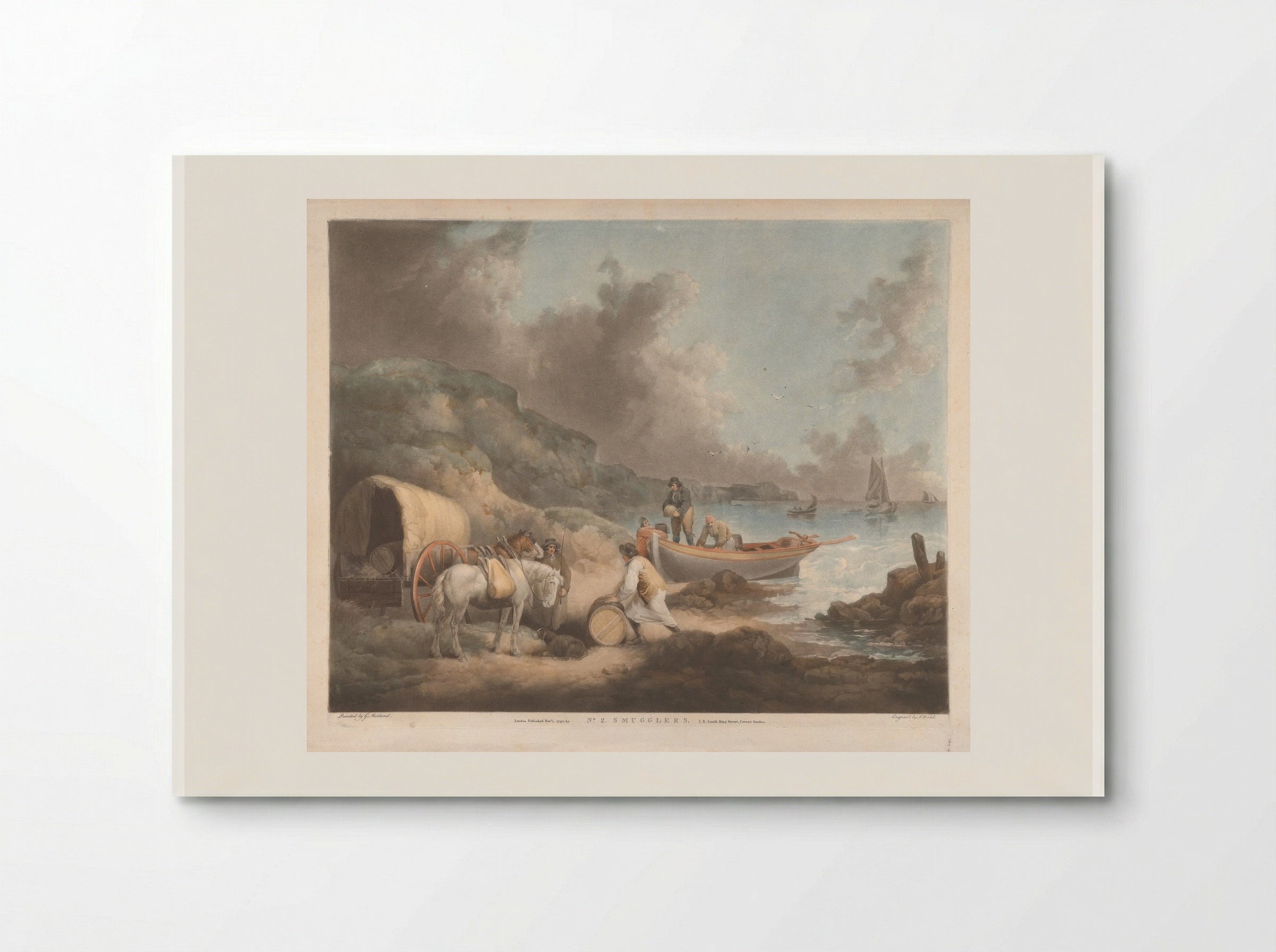 Smugglers - George Morland - Poster