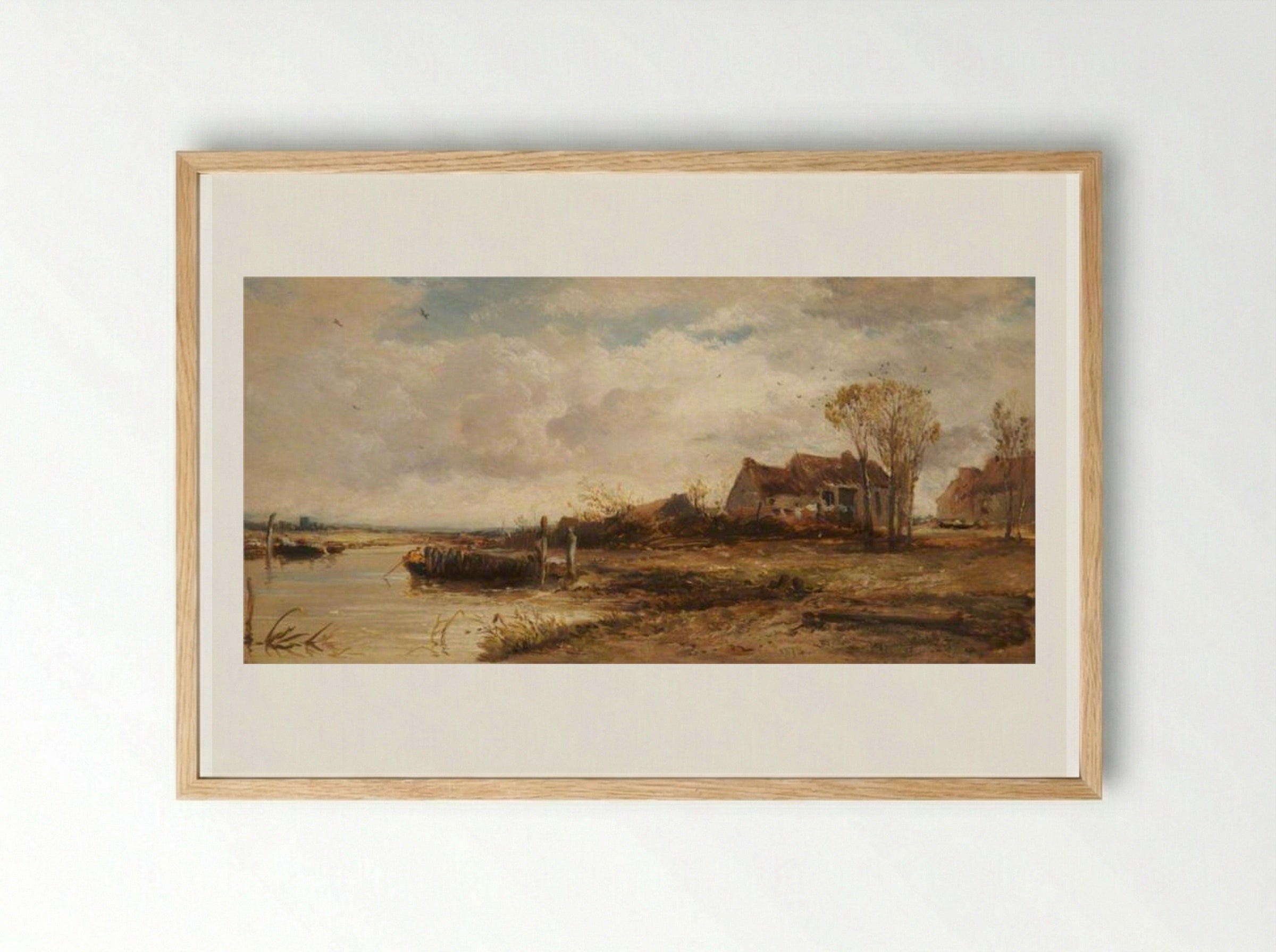Snape, Suffolk - James Webb - Framed Print Wood