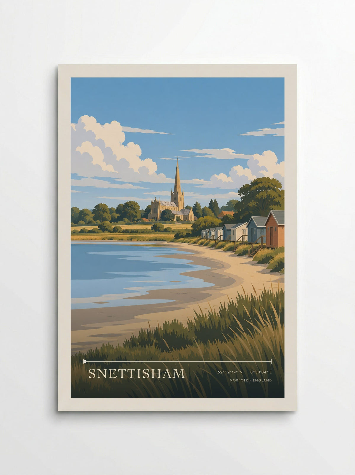 Snettisham, Norfolk | Travel Poster - Poster