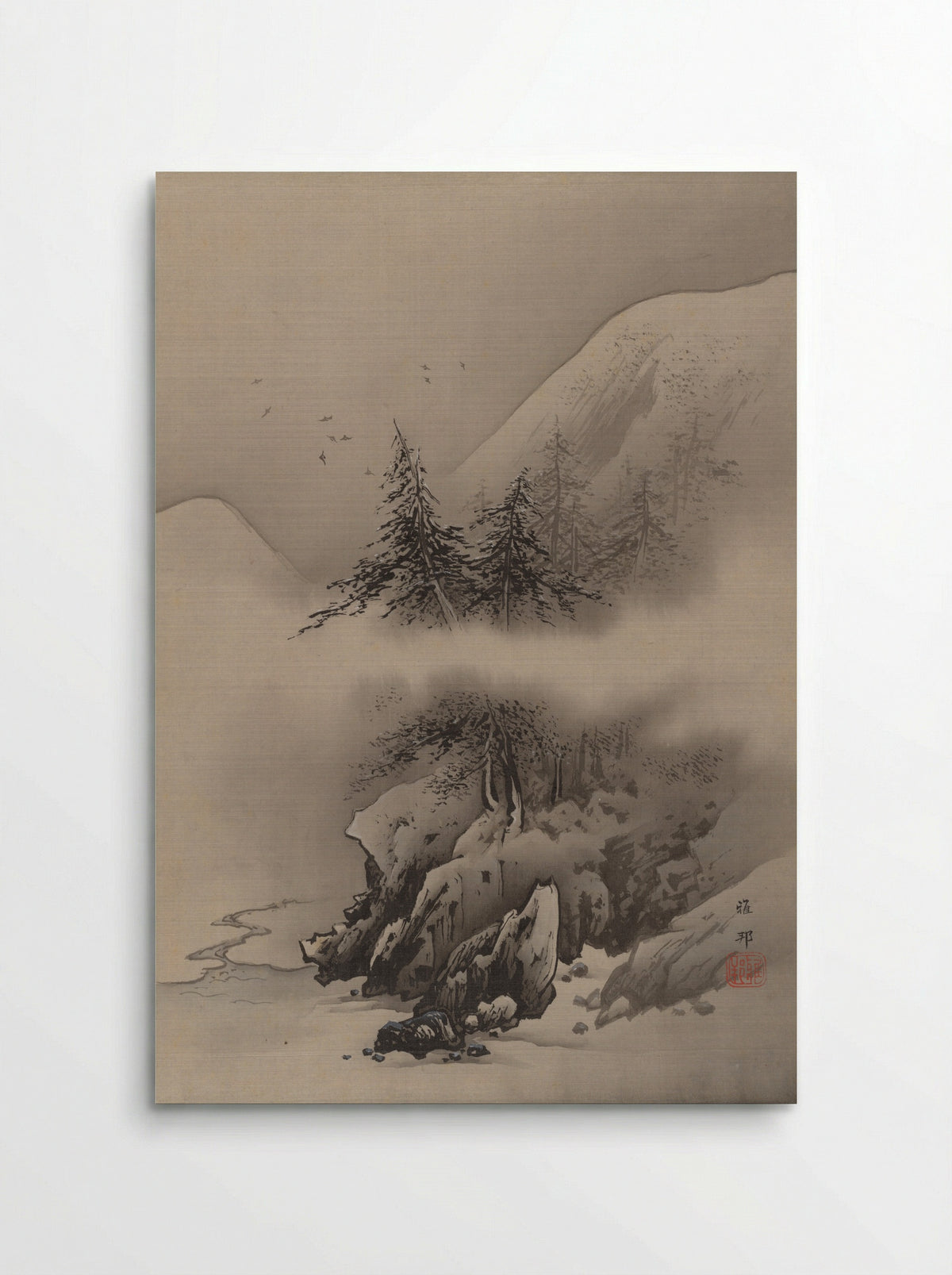 Snow Landscape - Hashimoto Gahō - Poster