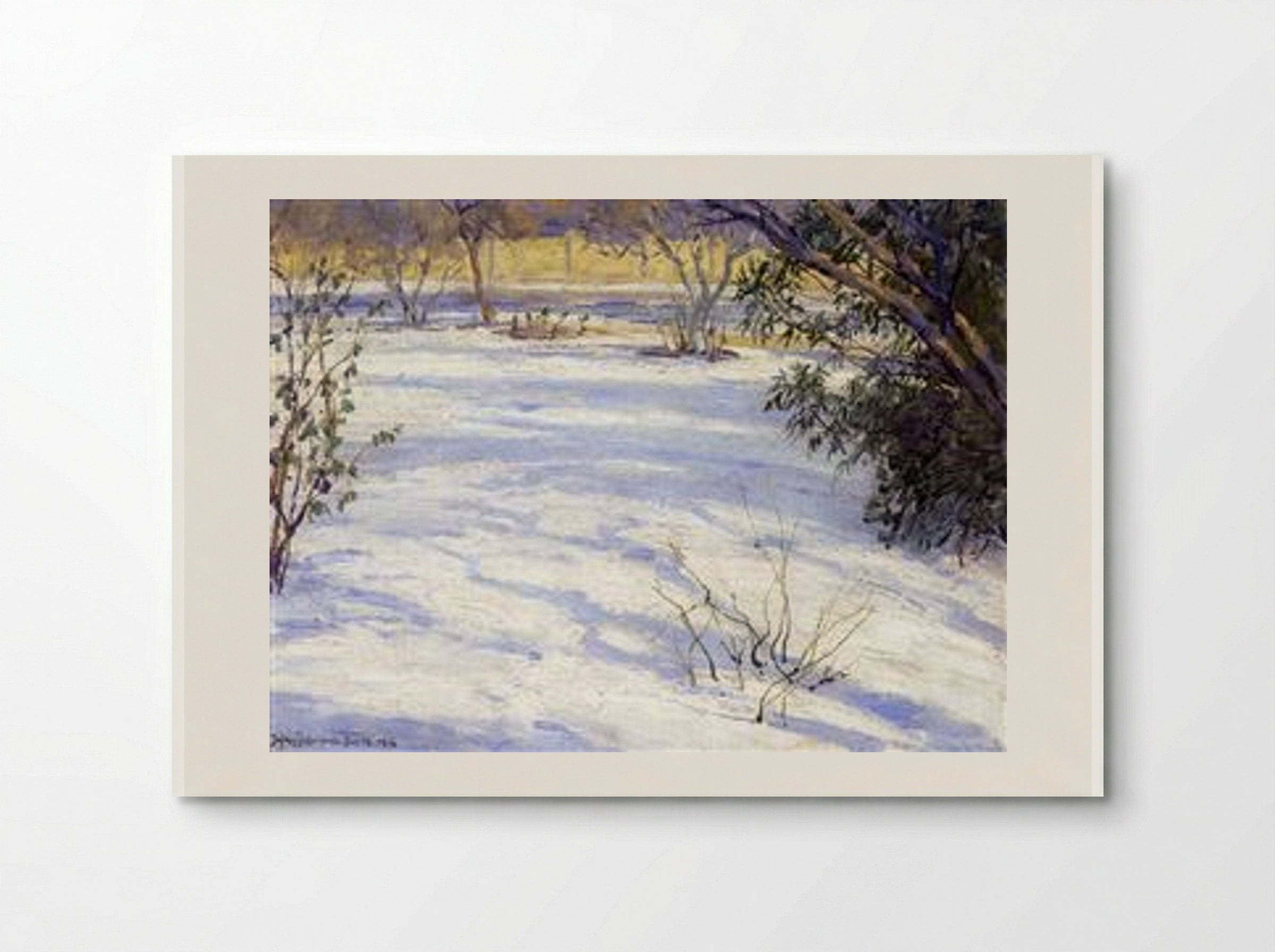 Snow Scene - Robert Julian Onderdonk - Poster