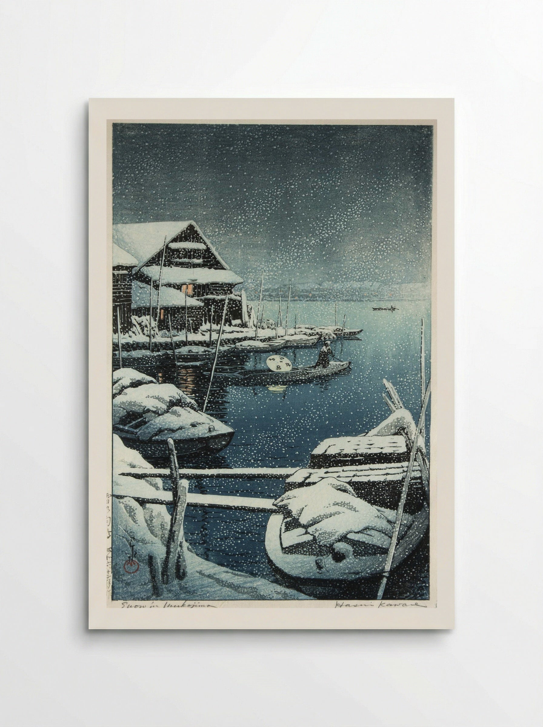 Snow at Mukojima - Hasui Kawase - Poster