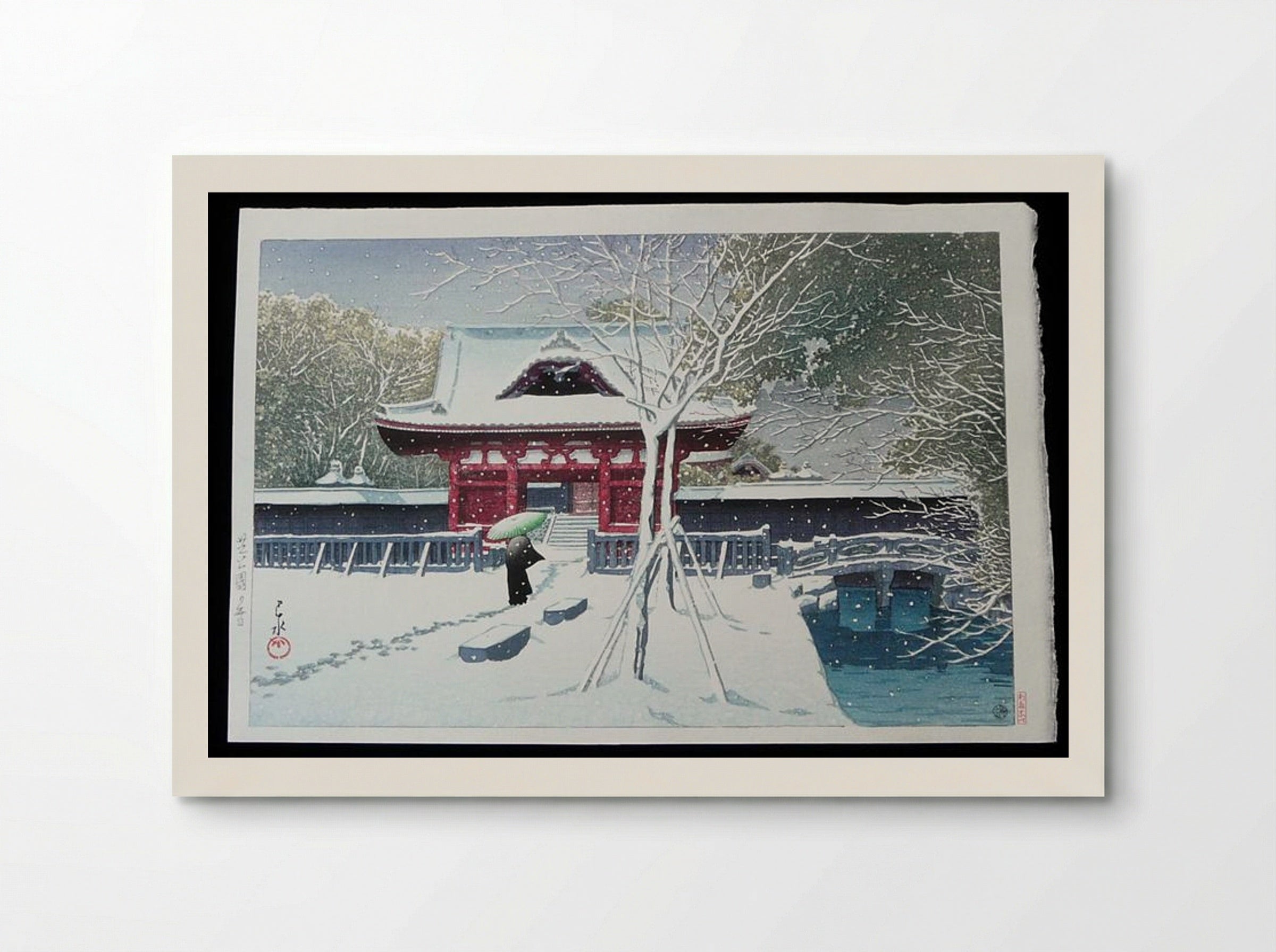 Snow at Shiba Park - Hasui Kawase - Poster