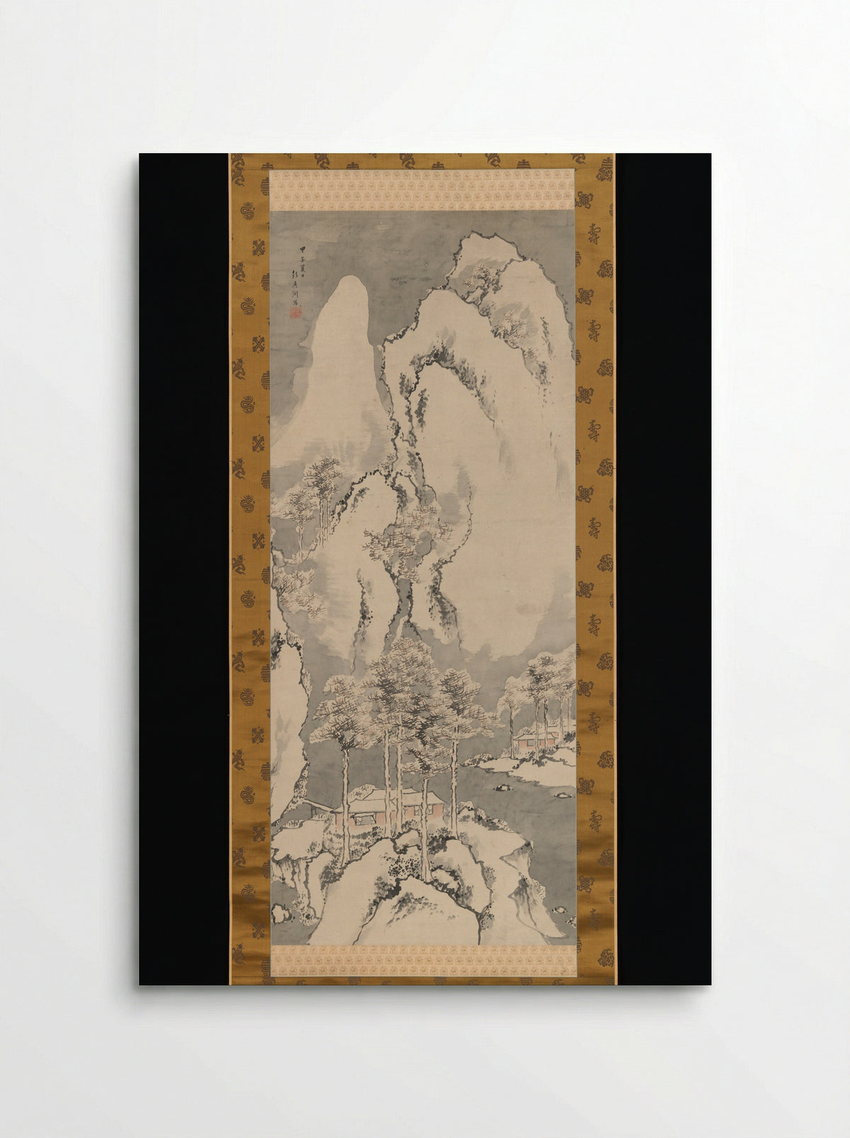 Snowy Landscape - Sakaki Hyakusen - Poster