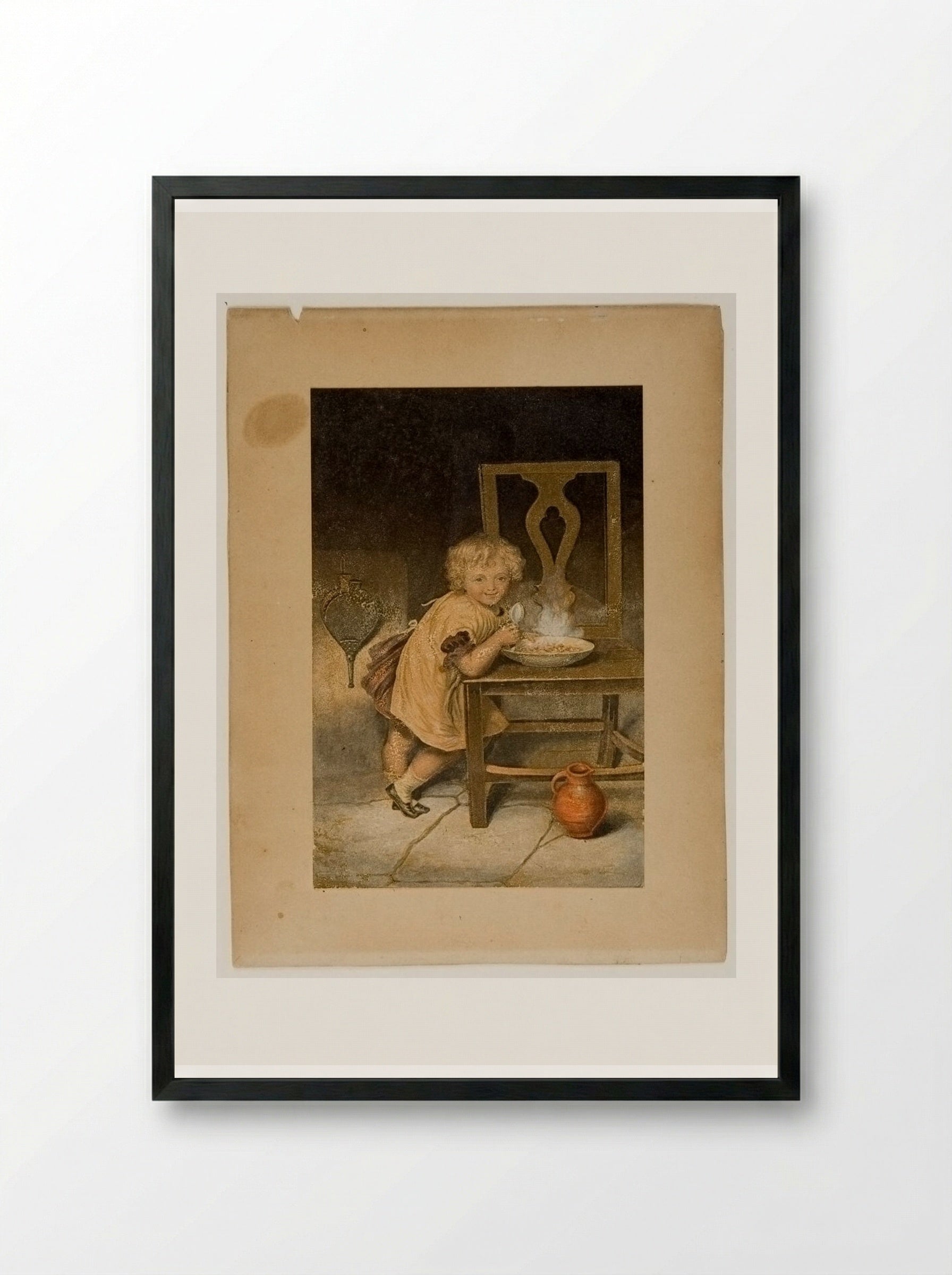 So Nice! - George Baxter - Framed Print Black