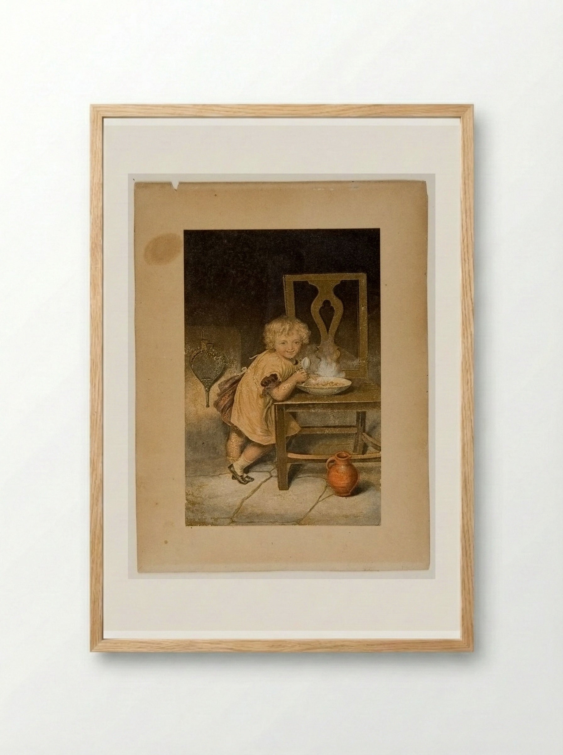 So Nice! - George Baxter - Framed Print Wood