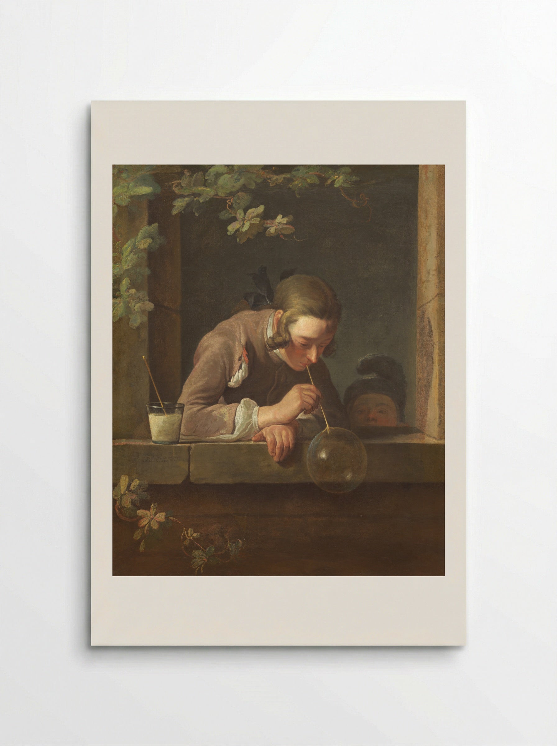 Soap Bubbles - Jean-Baptiste-Siméon Chardin - Poster