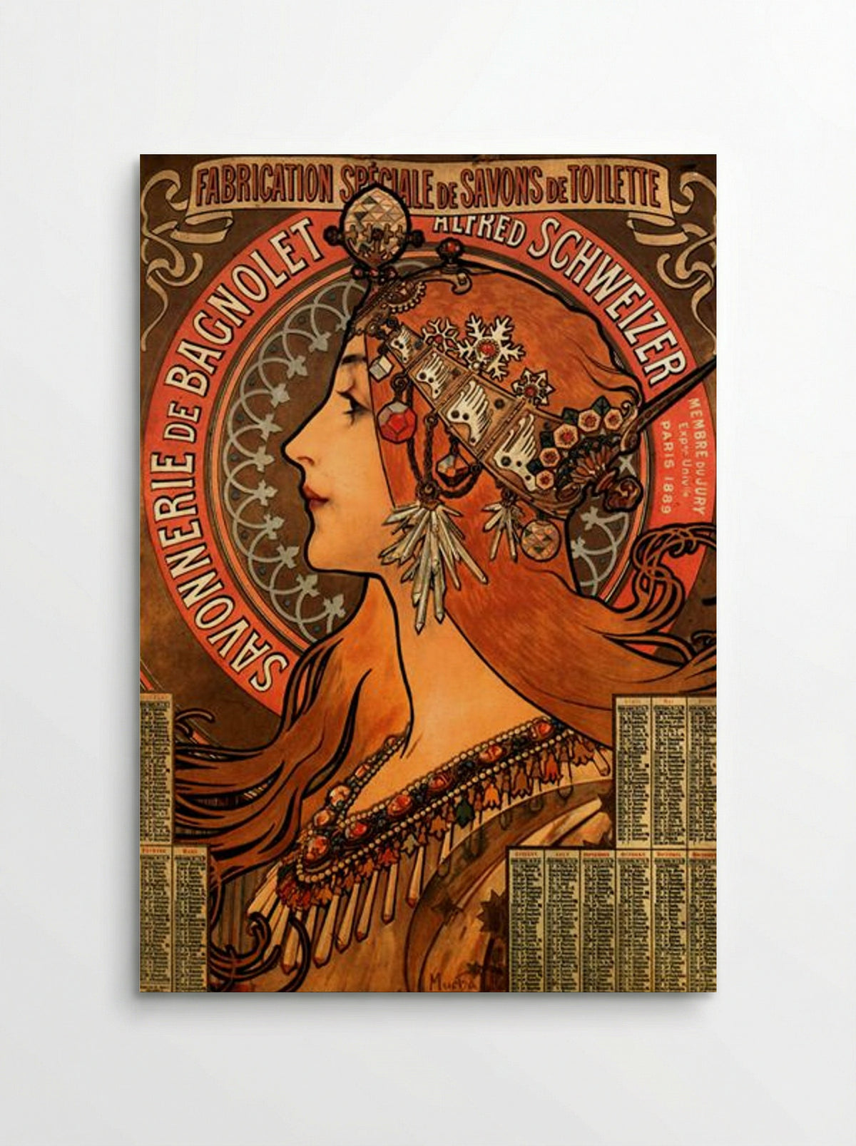 Soap factory of Bagnolet - Alphonse Mucha - Poster