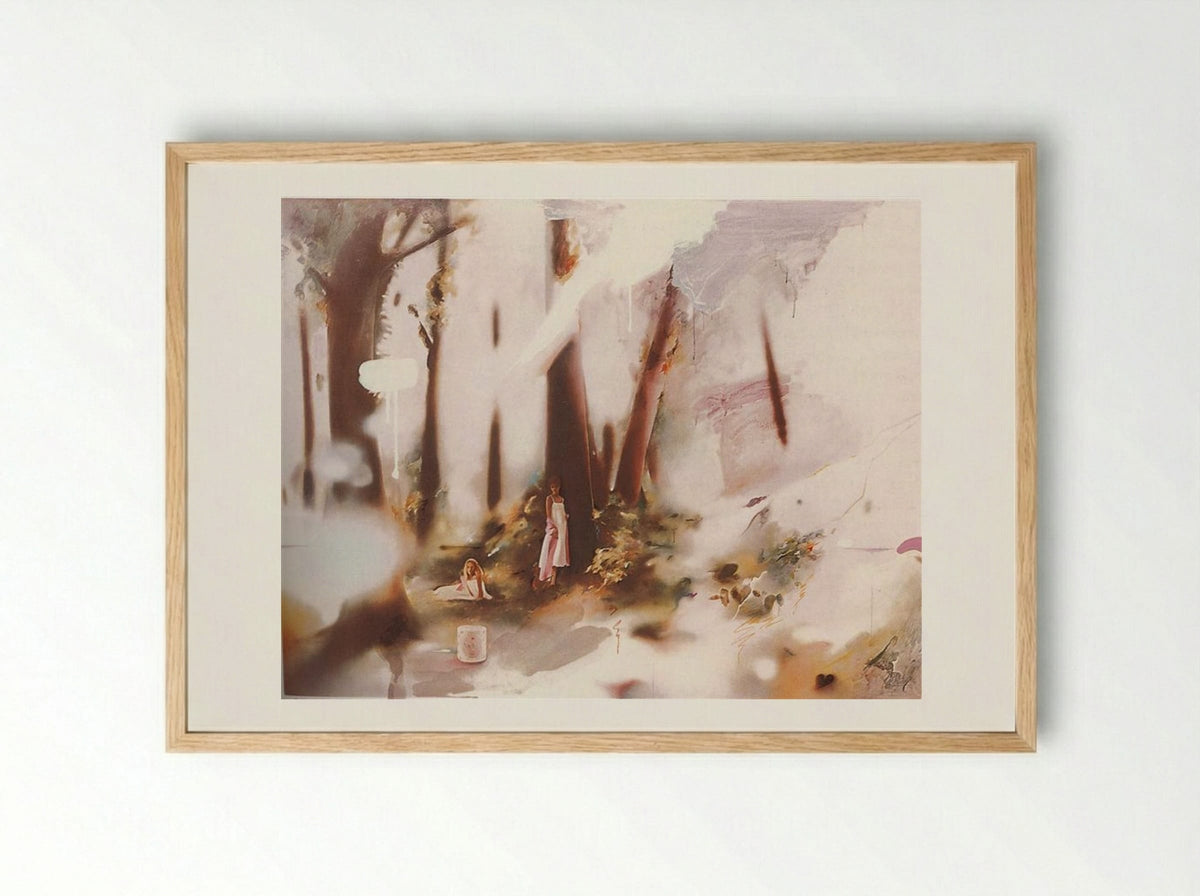 Soft Pink Landscape - Richard Hamilton - Framed Print Wood