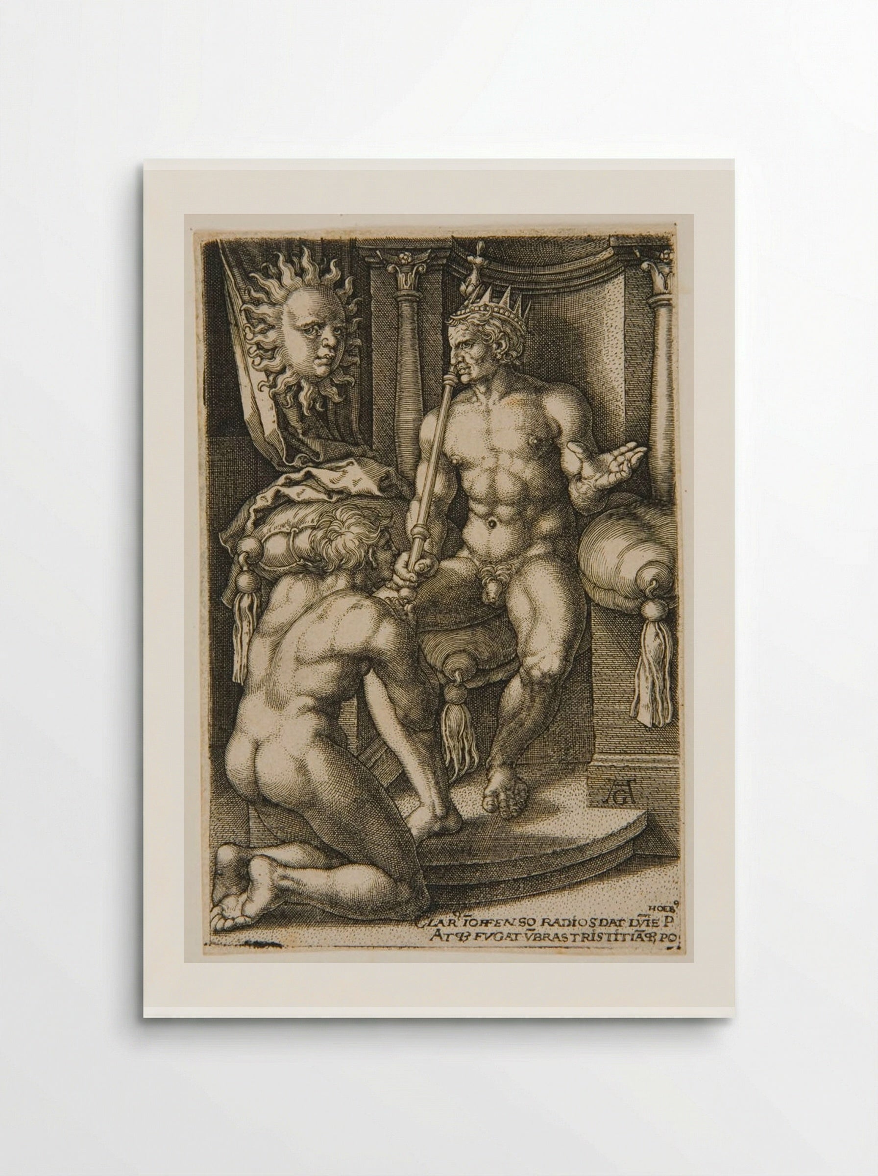 Sol (with Phaethon) - Heinrich Aldegrever - Poster