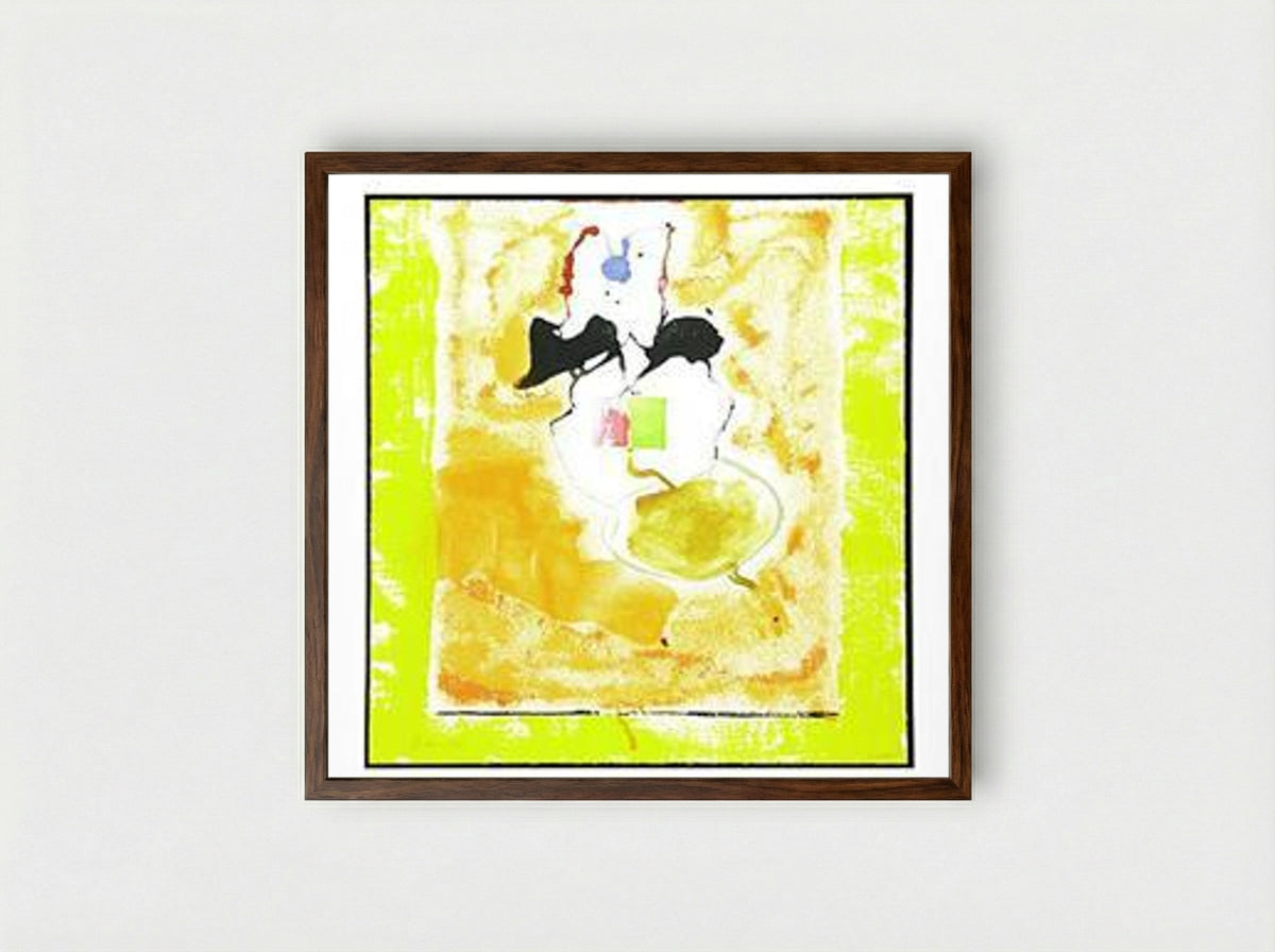 Solar Imp - Helen Frankenthaler - Framed Print Dark Wood