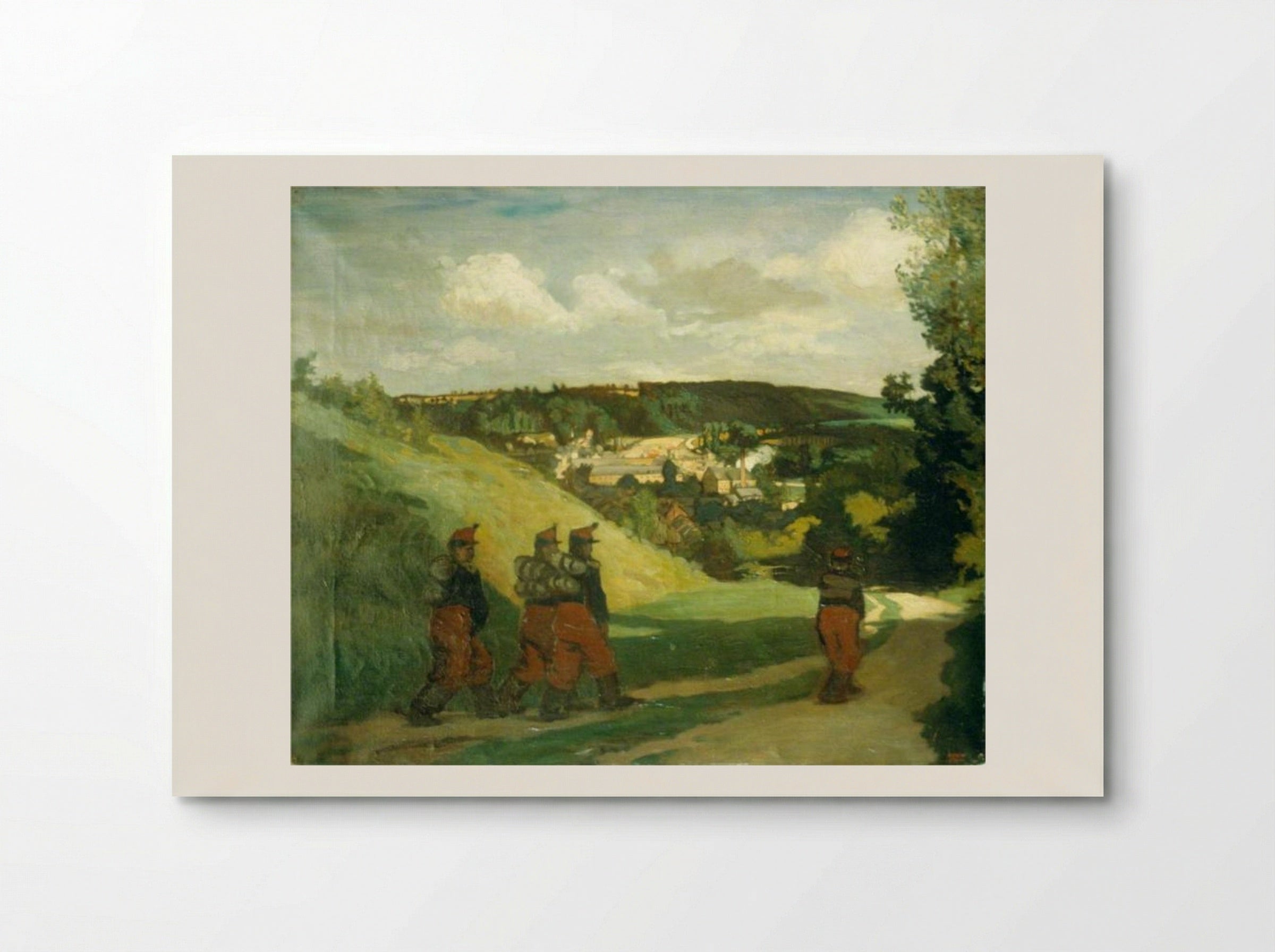 Soldiers at Cany - William Orpen - Poster