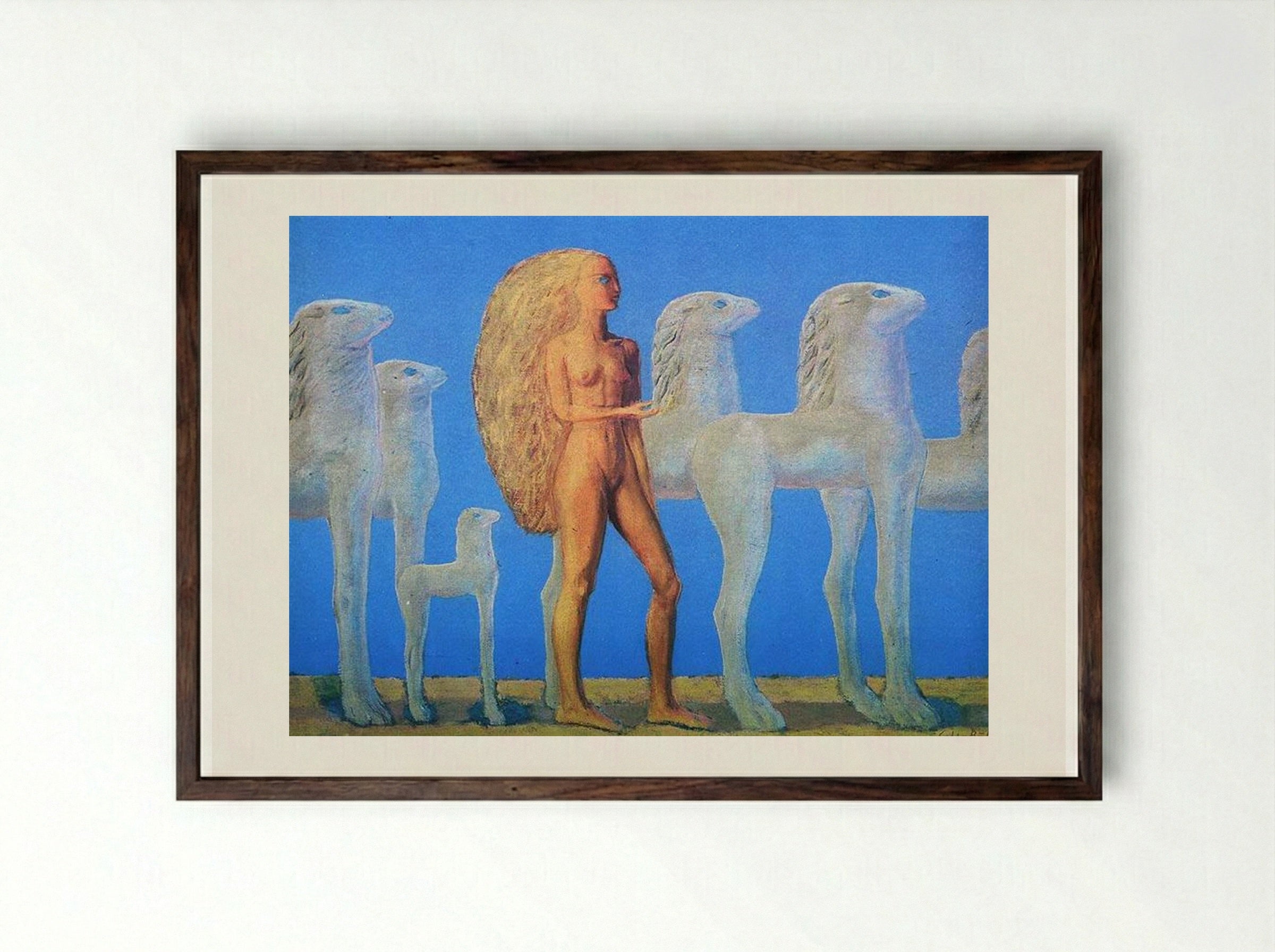 Solemnity - Sabin Balasa - Framed Print Dark Wood