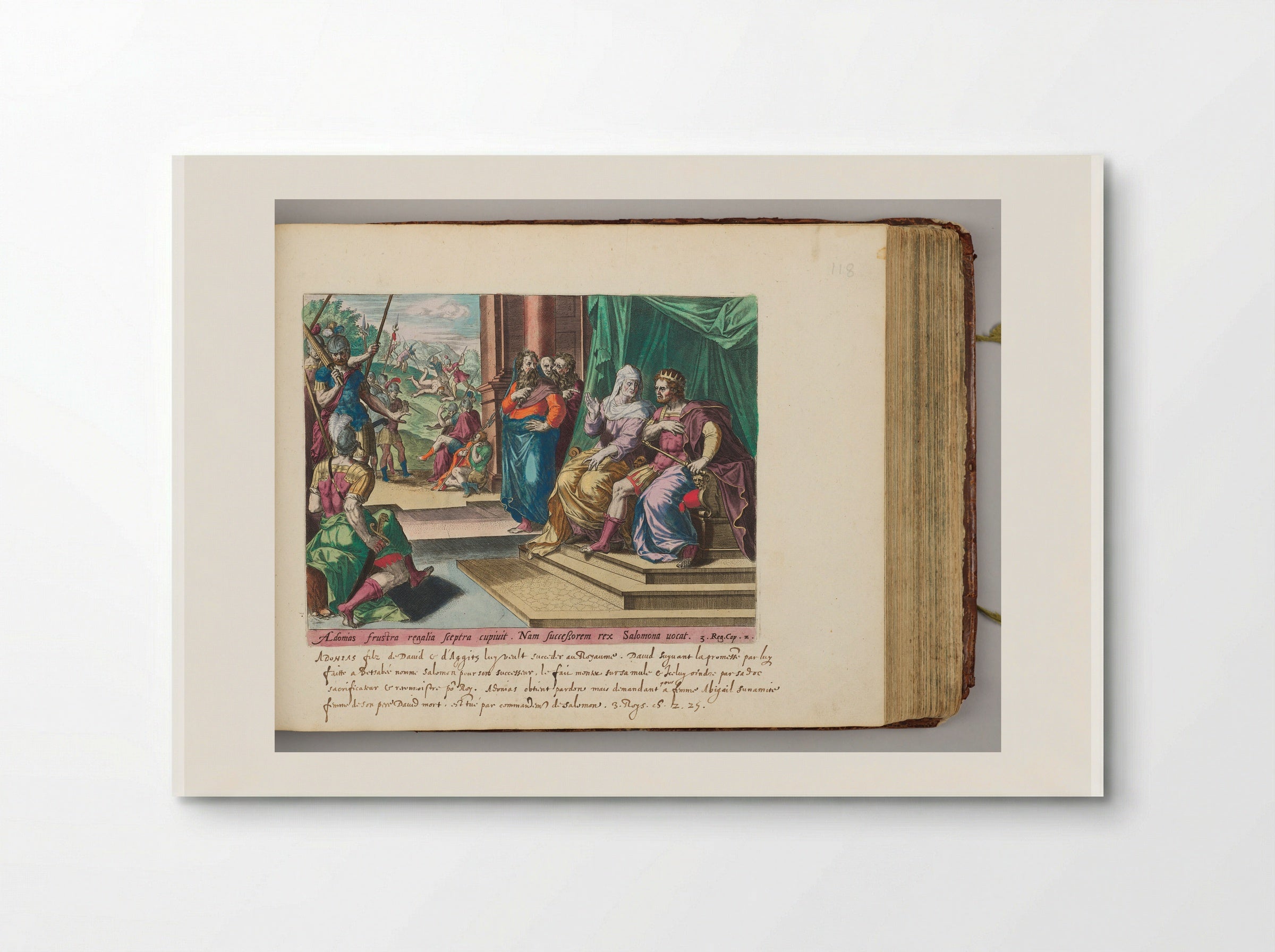 Solomon Sentences Adonijah to Death - Hans Collaert the Elder - Poster