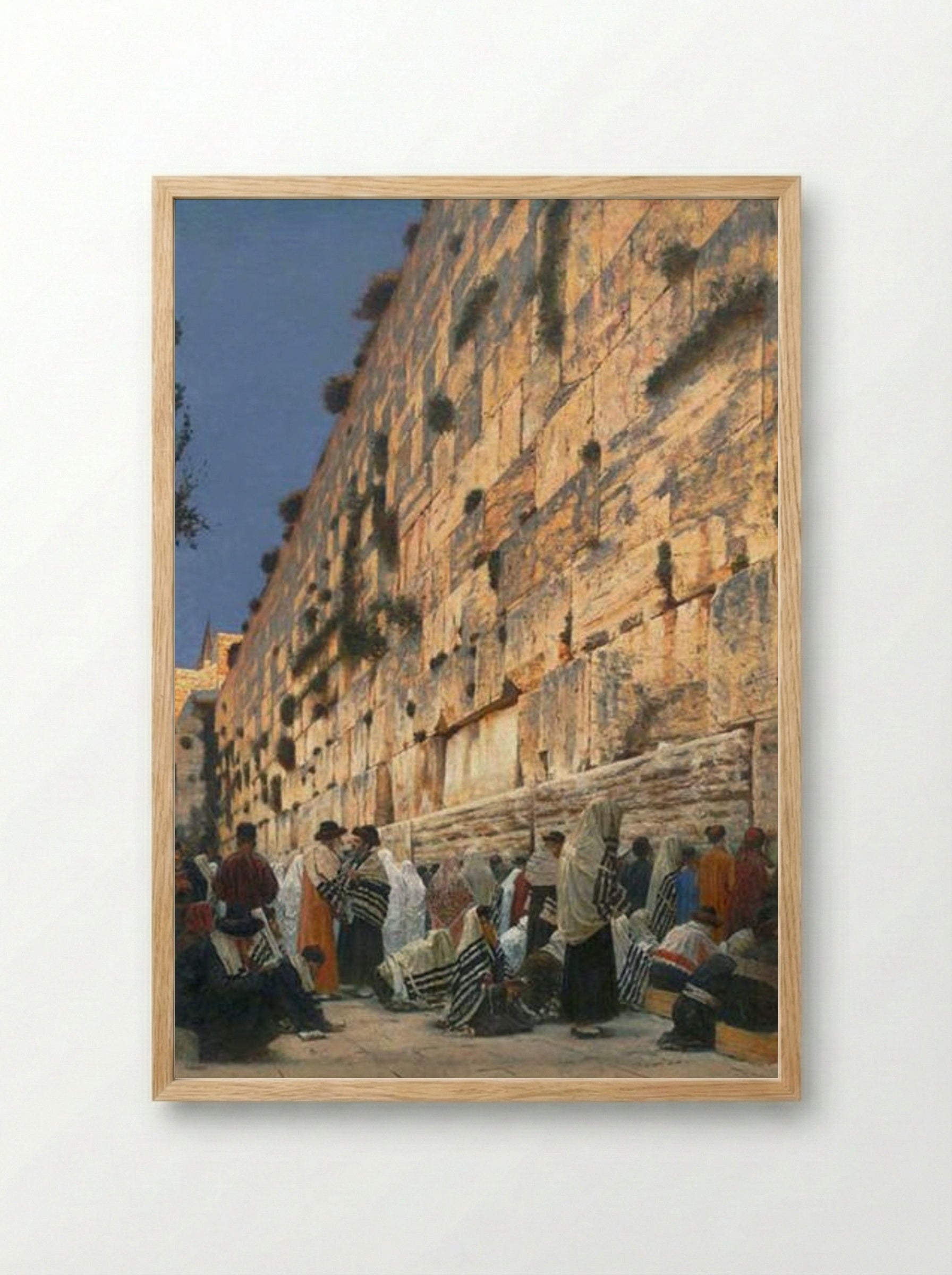 Solomon's Wall - Vasily Vereshchagin - Framed Print Wood