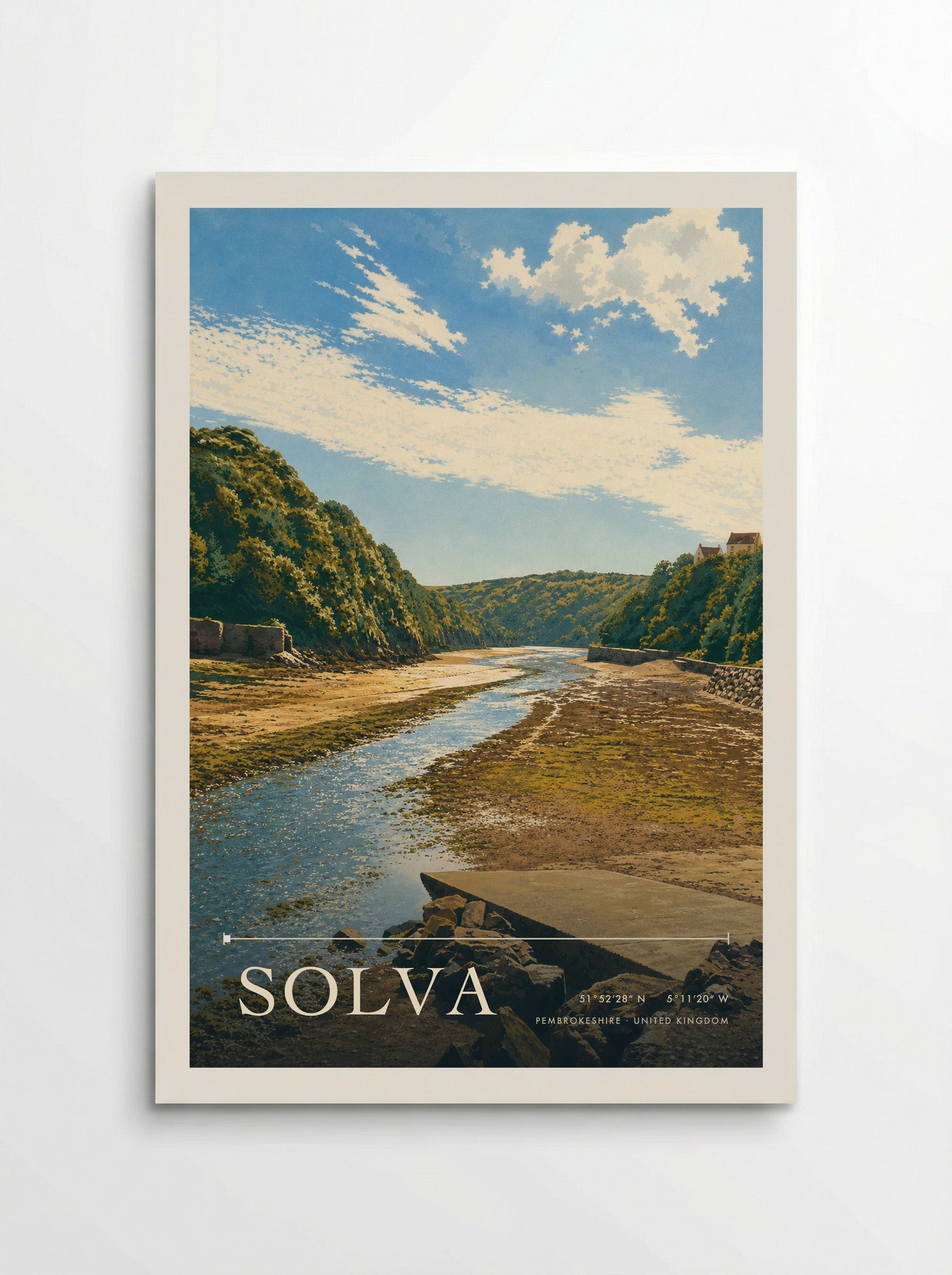 Solva Pembrokeshire United Kingdom Travel Poster - Poster