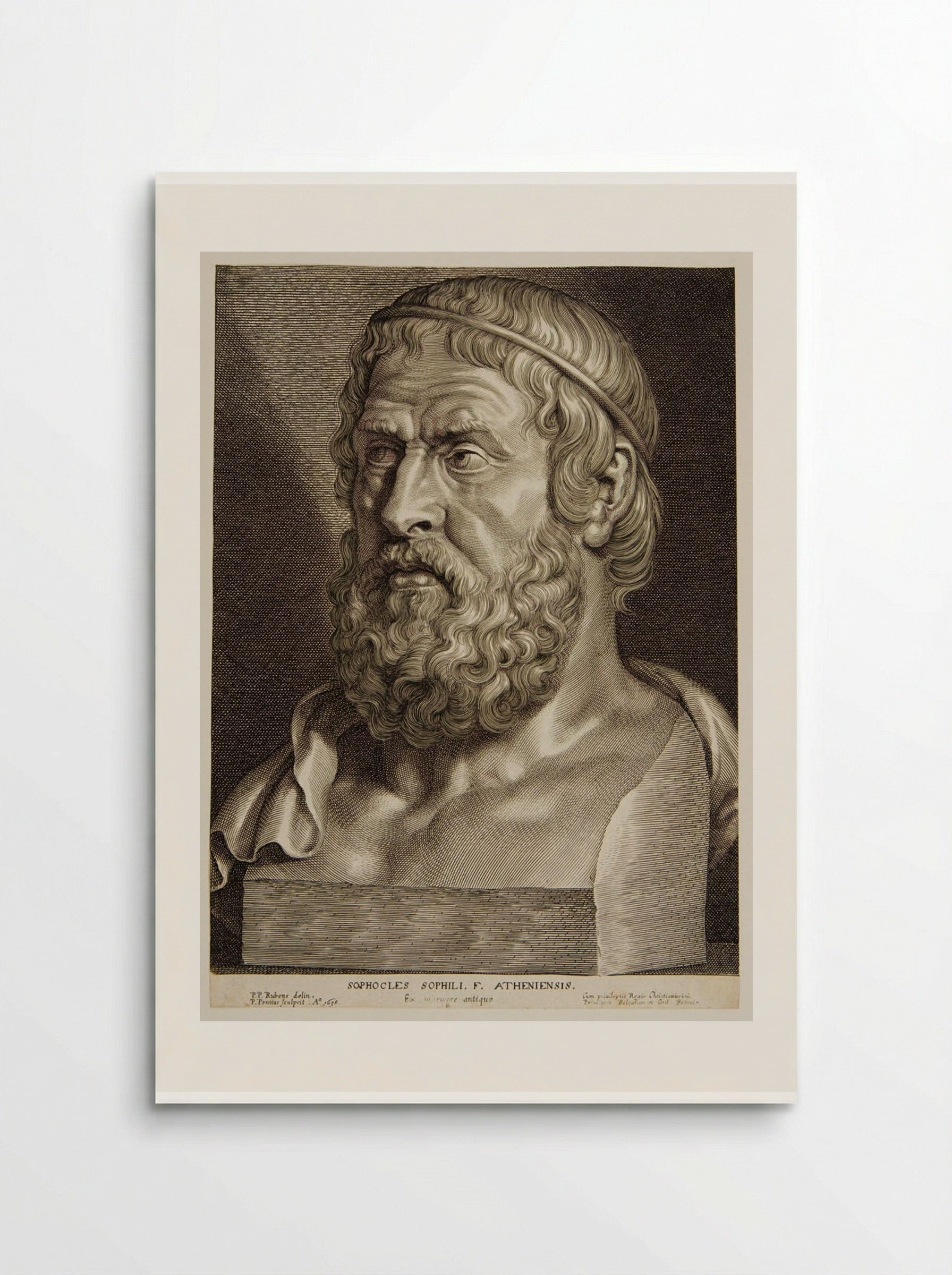 Sophocles - Paulus Pontius - Poster
