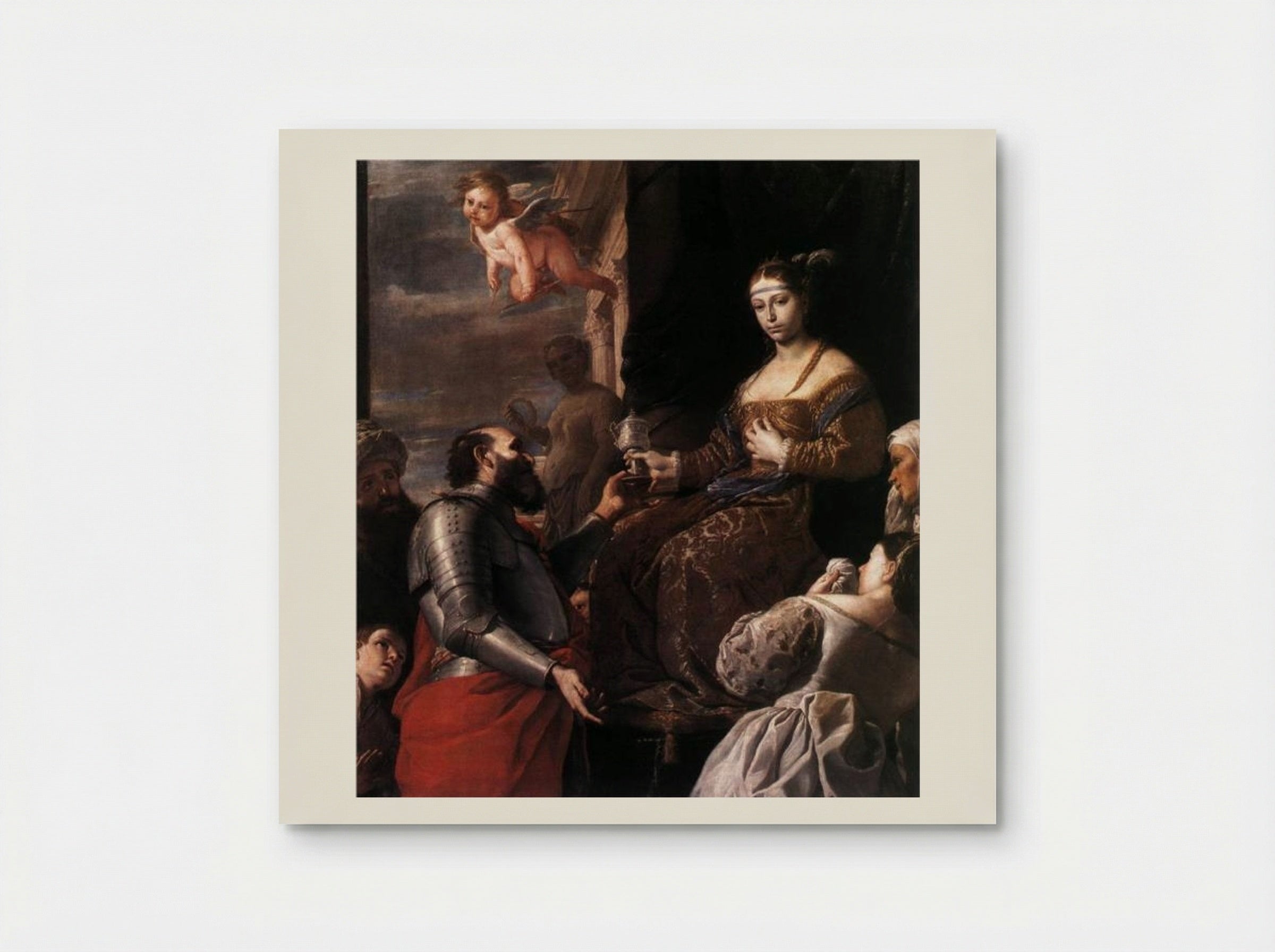 Sophonisba Receiving the Goblet - Mattia Preti - Poster