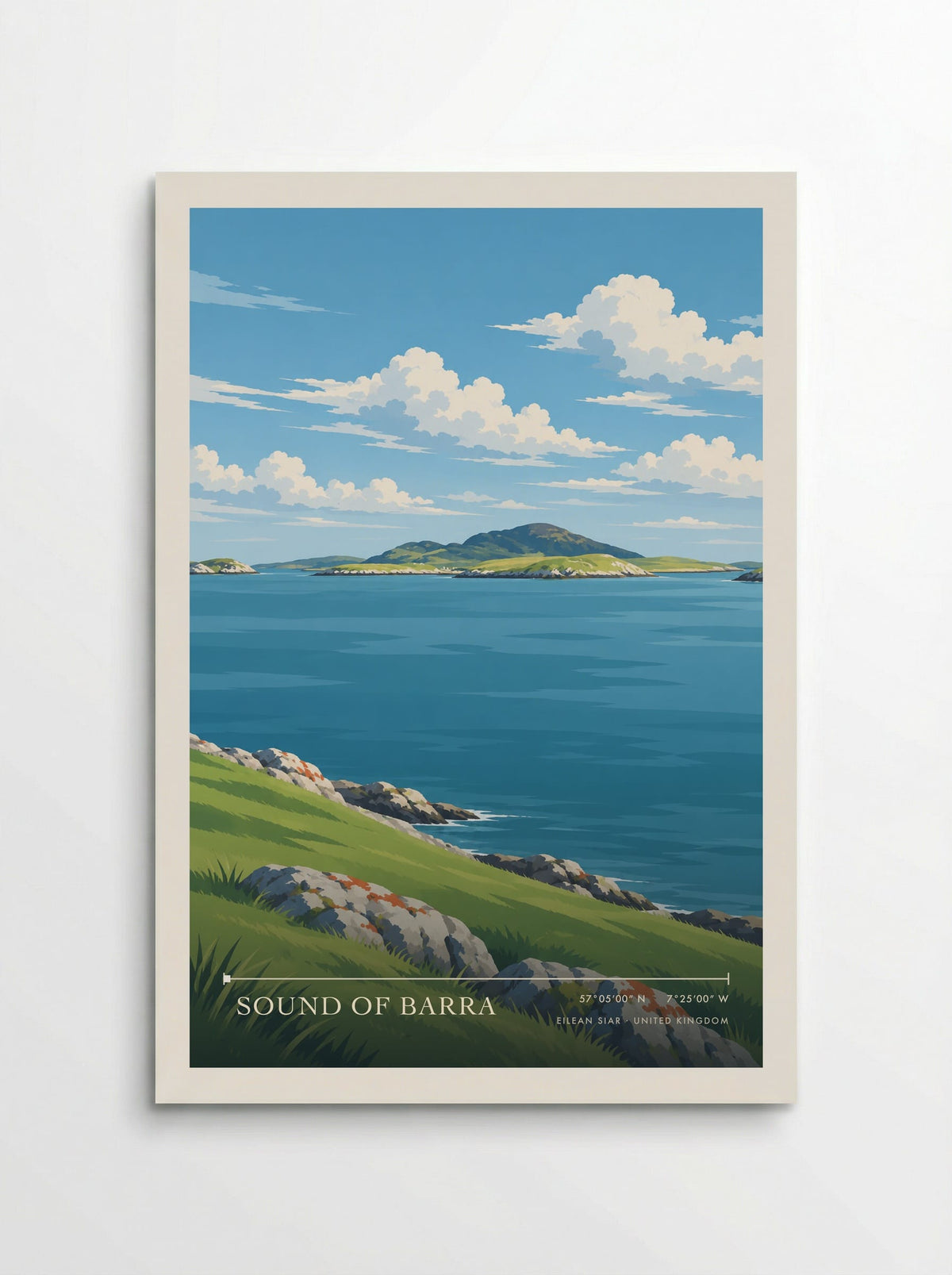 Sound of Barra, Eilean Siar | Travel Poster - Poster