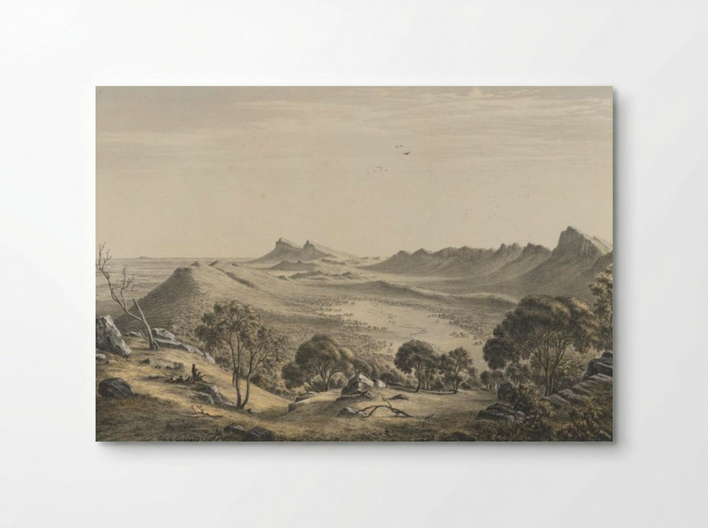 Source of the Wannon - Eugene von Guerard - Poster