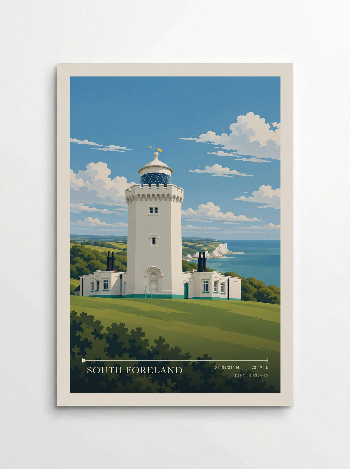 South Foreland, Kent | Travel Poster - Poster