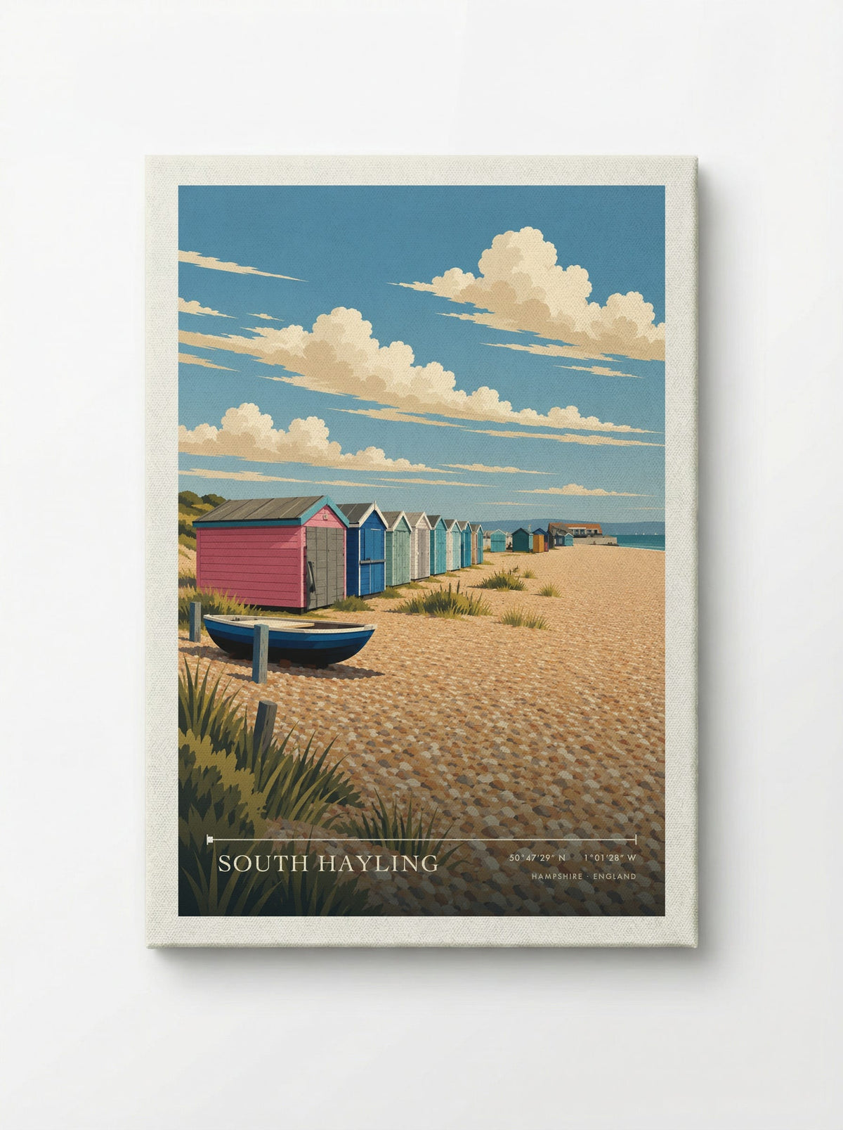 South Hayling, Hampshire | Travel Poster - Canvas