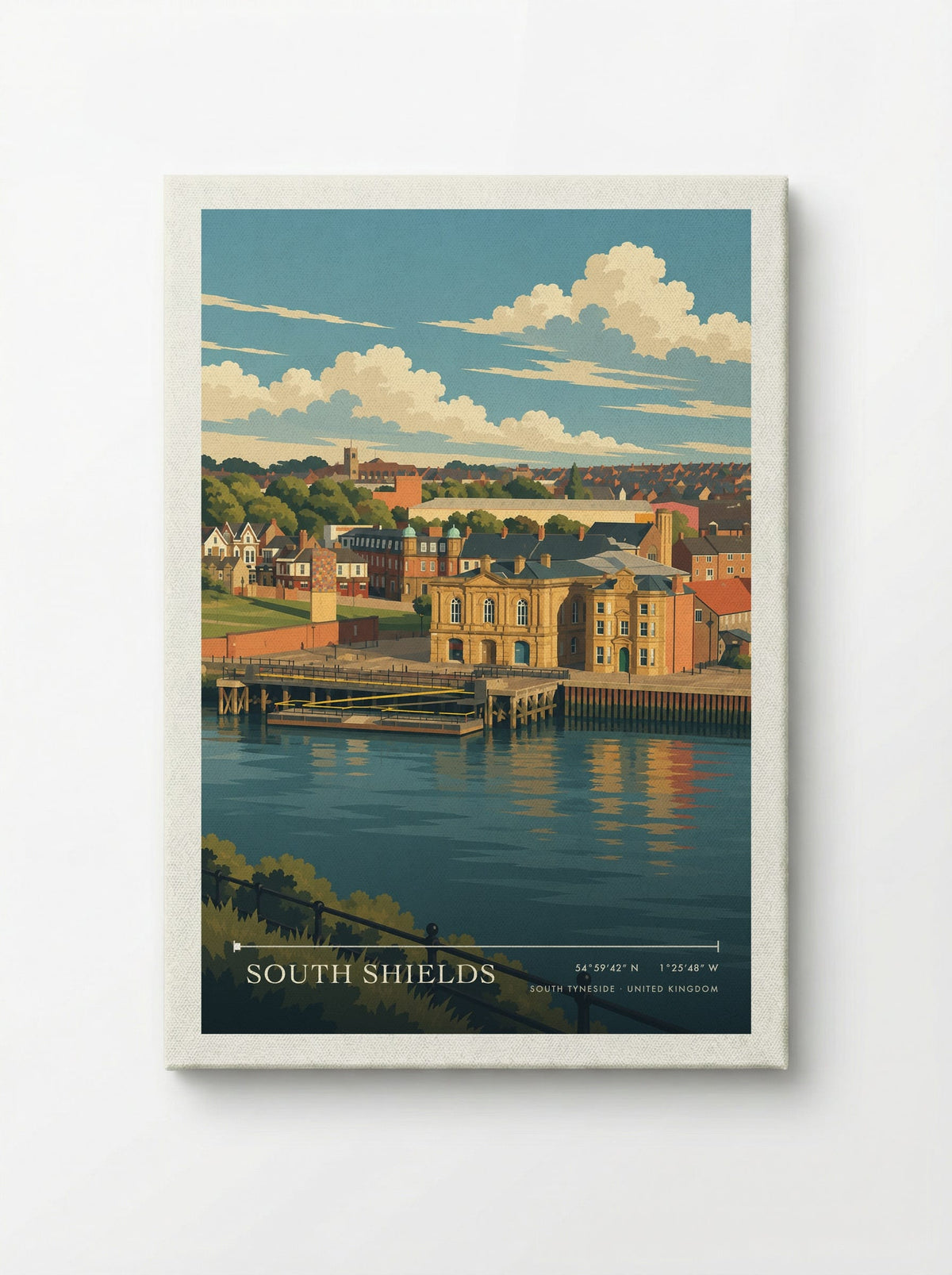 South Shields, South Tyneside | Travel Poster - Canvas