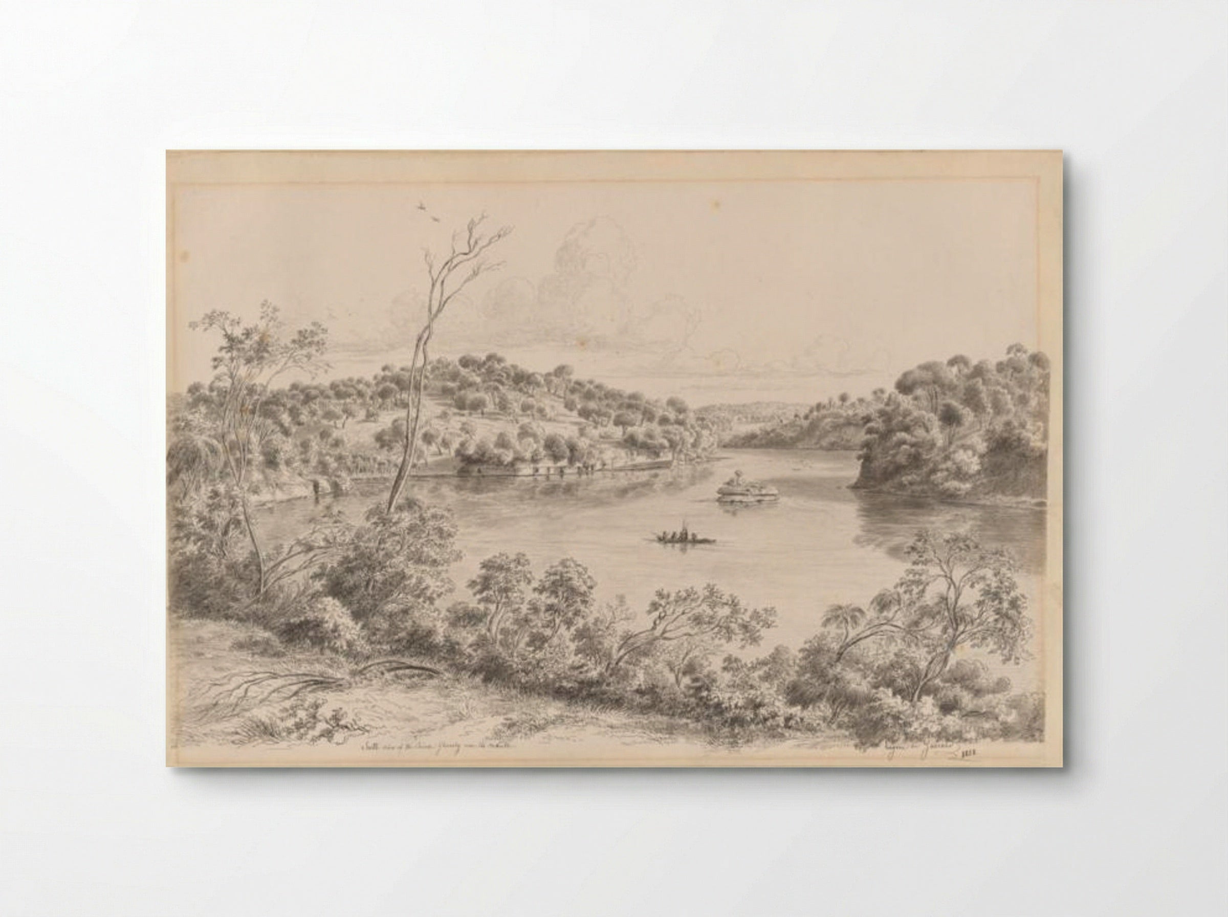 South view of the River Glenelg near its mouth - Eugene von Guerard - Poster