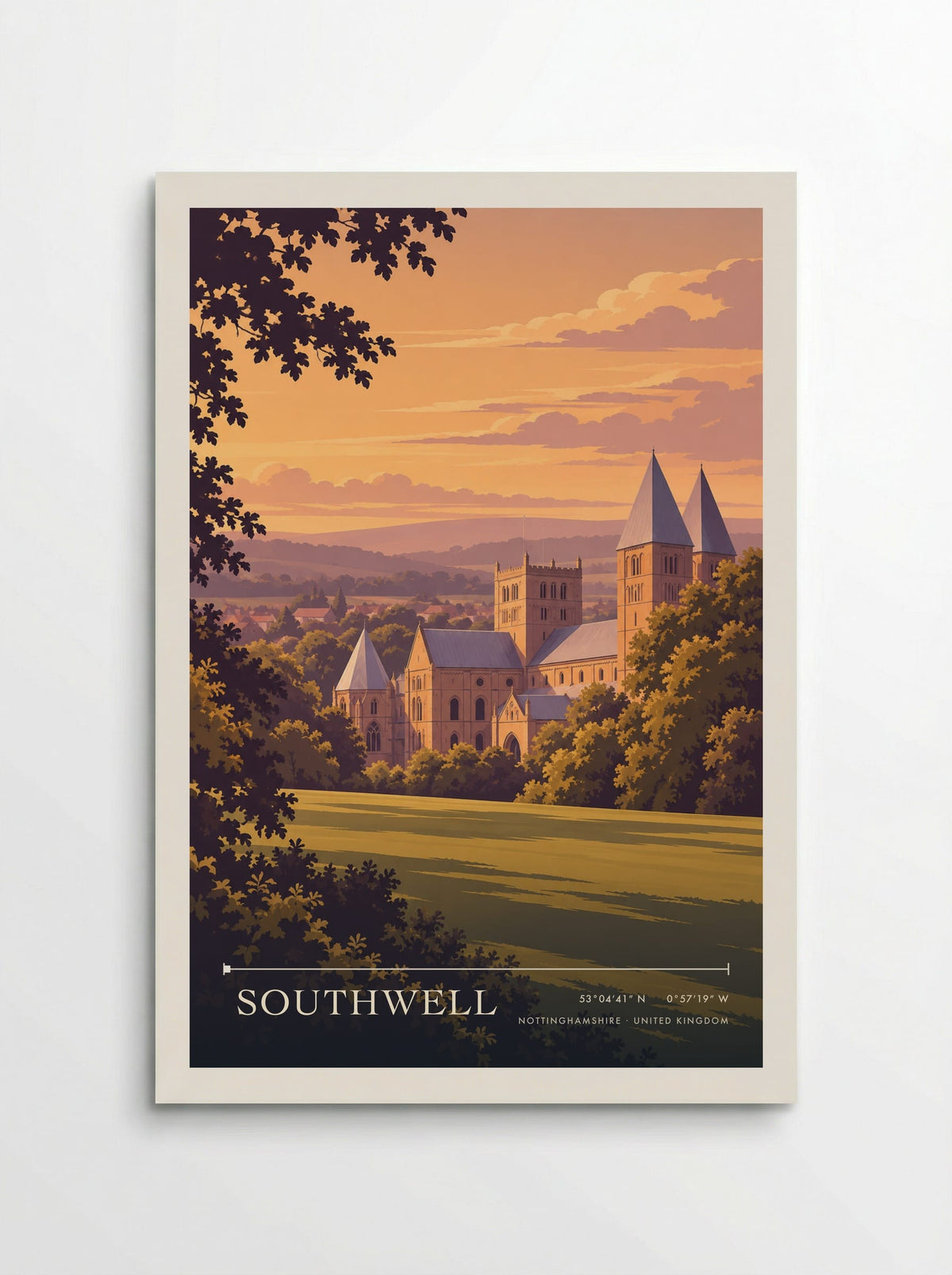 Southwell, Nottinghamshire | Travel Poster - Poster