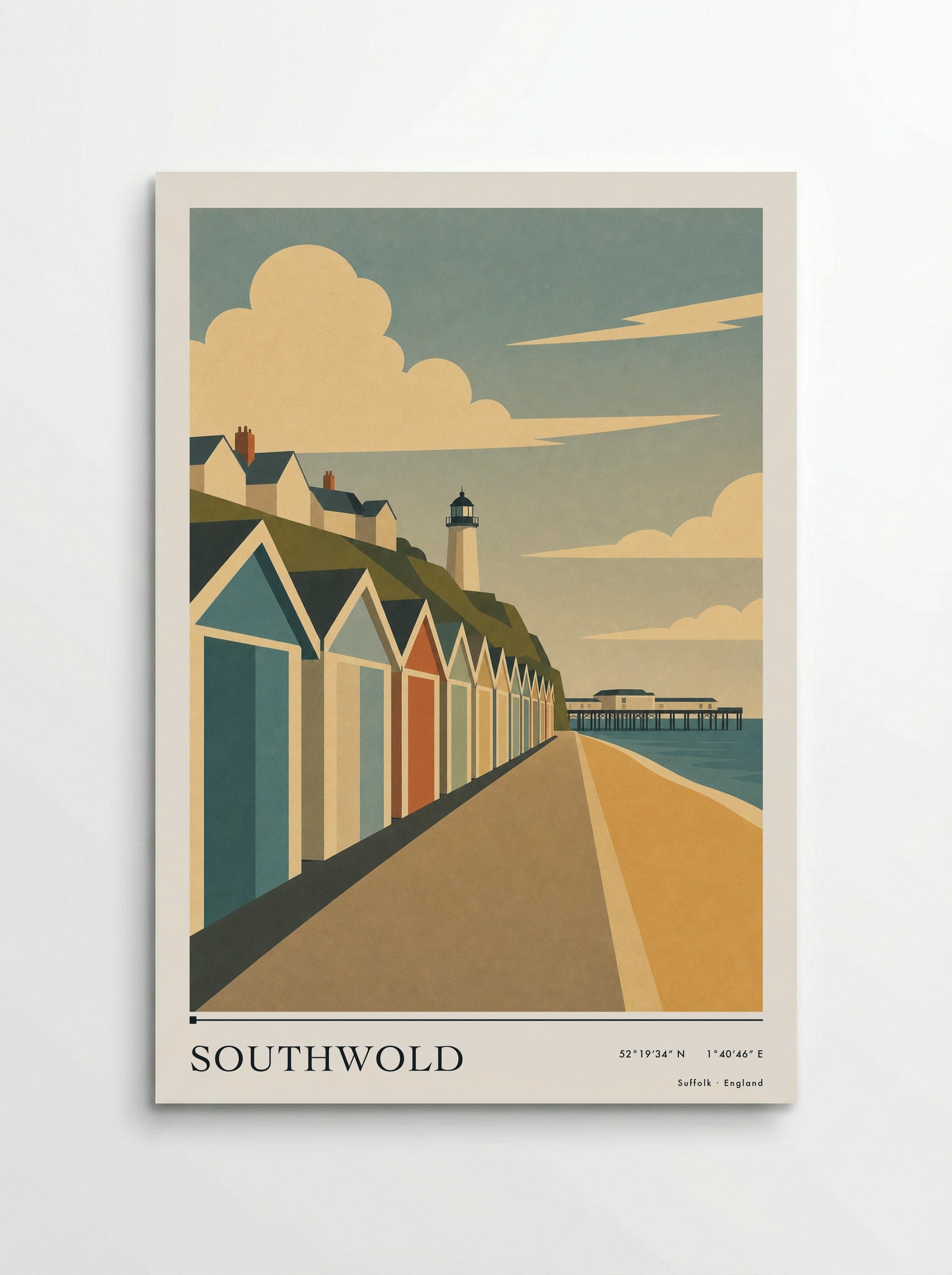 Southwold Suffolk Travel Poster - Poster