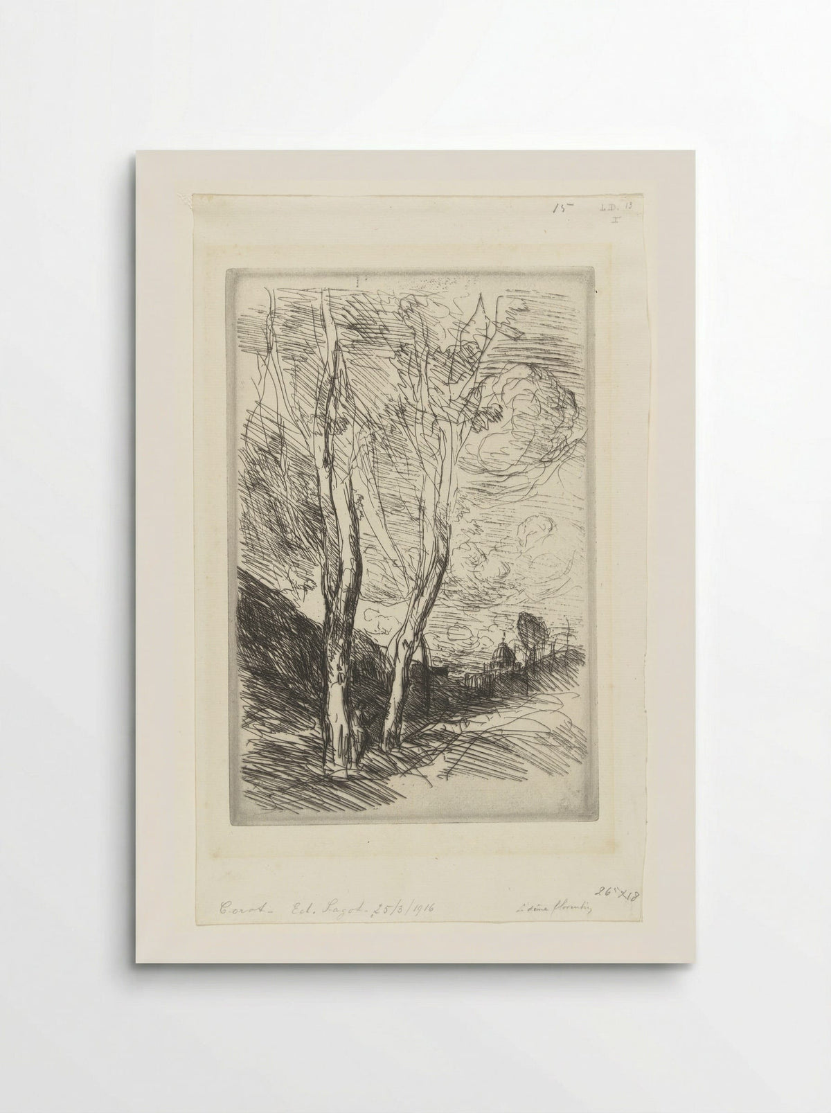 Souvenir d'Italie (The Florentine Dome) - Jean-Baptiste-Camille Corot - Poster