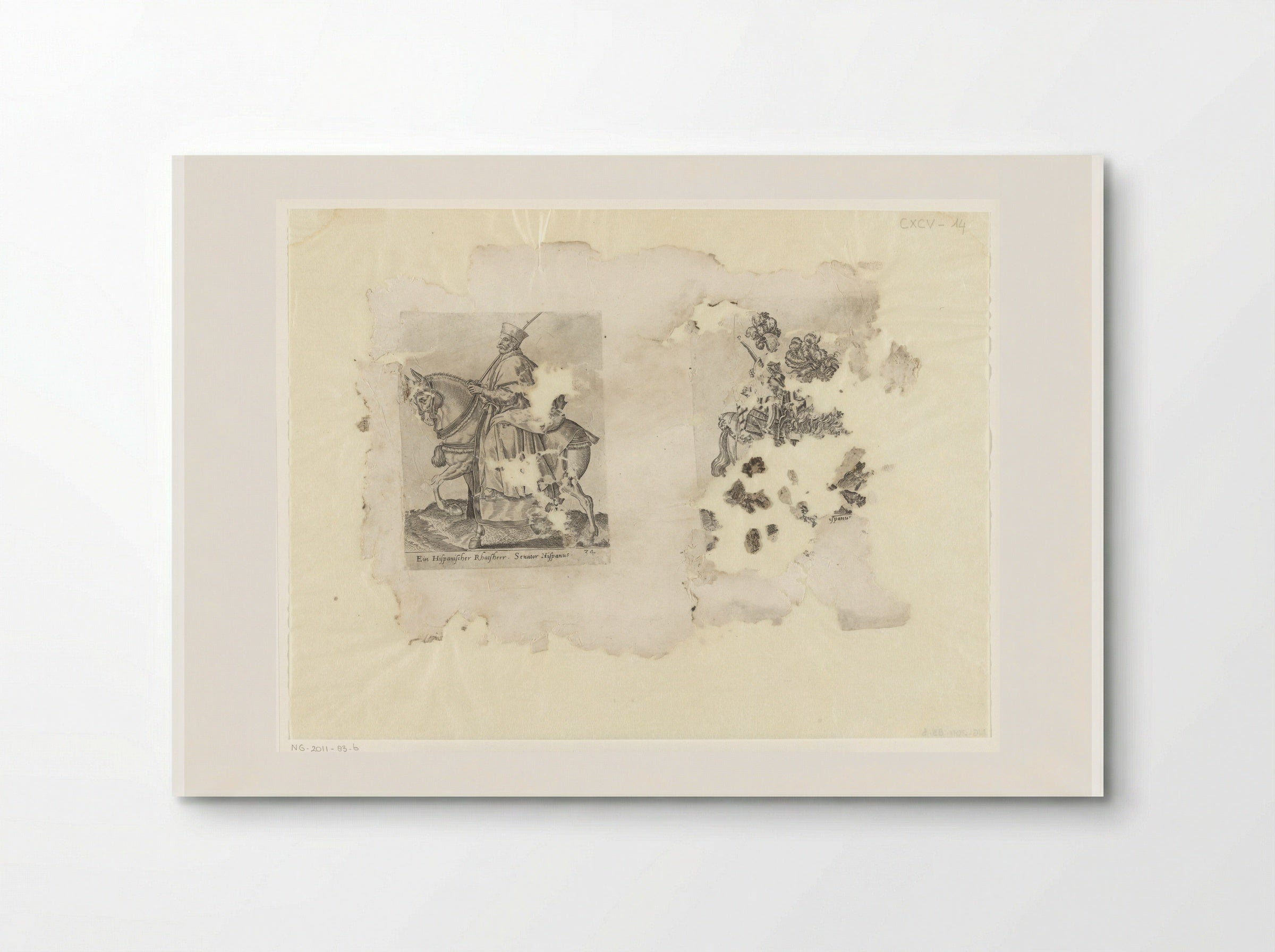 Spaanse raadsheer en ruiter - Abraham de Bruyn - Poster