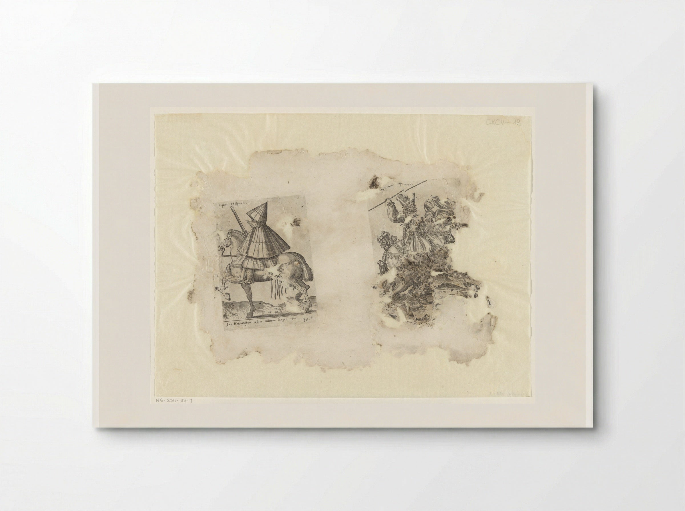 Spaanse ruiter en picador - Abraham de Bruyn - Poster