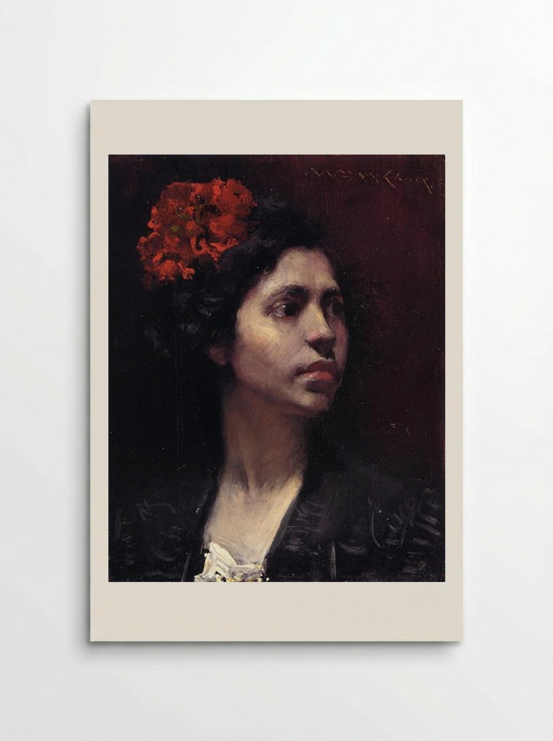 Spanish Girl - William Merritt Chase - Poster