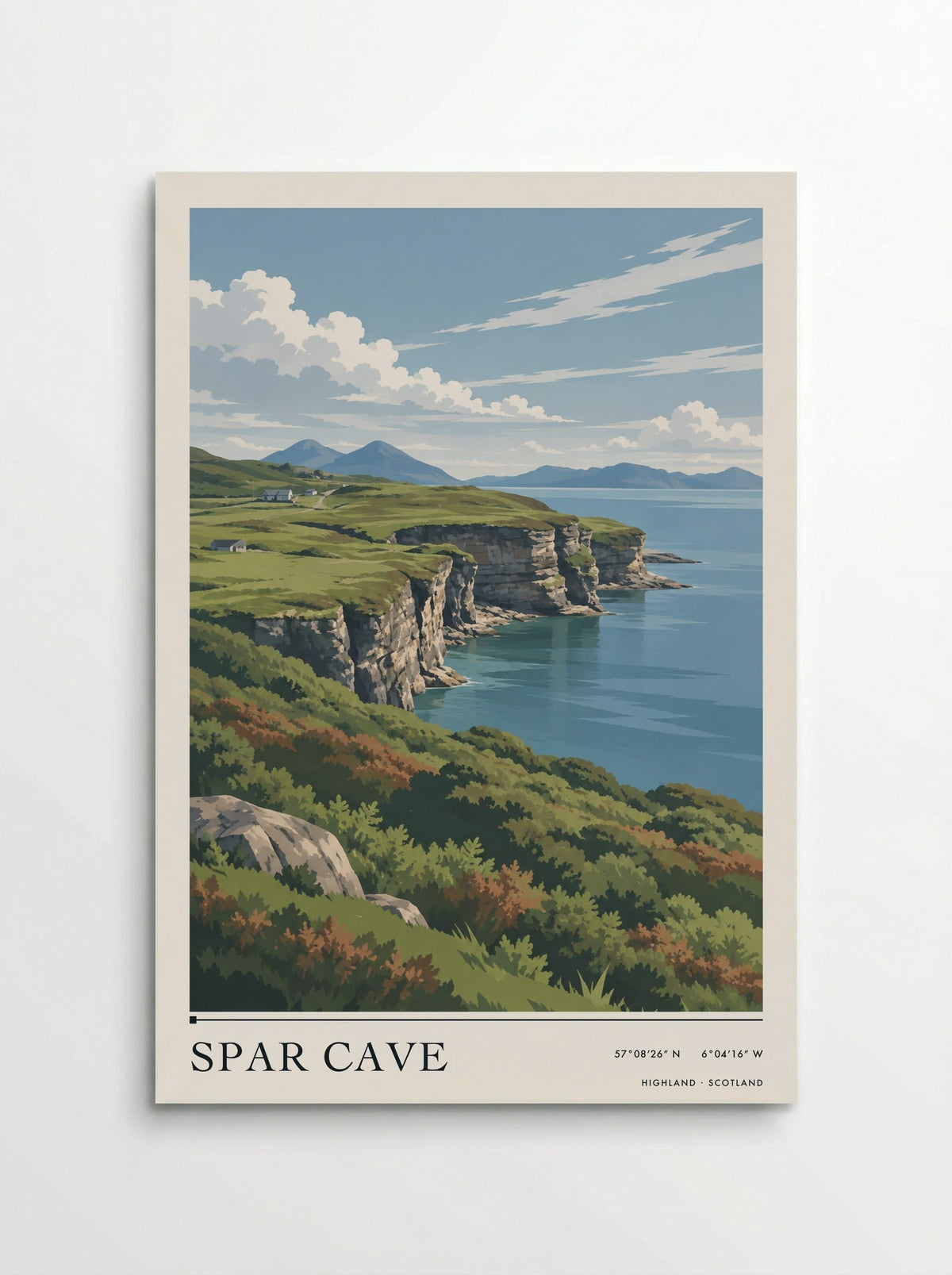 Spar Cave, Highland | Travel Poster - Poster