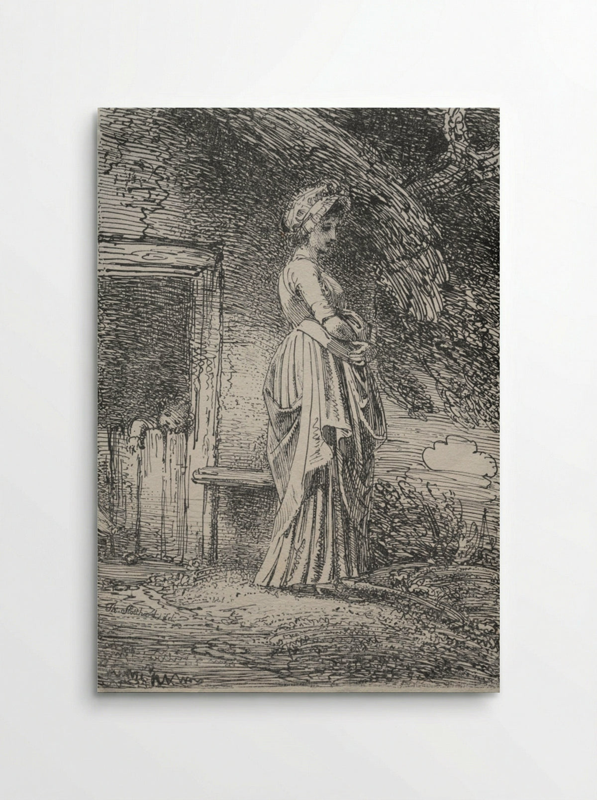 Specimens of Polyautography: The Lost Apple - Thomas Stothard - Poster