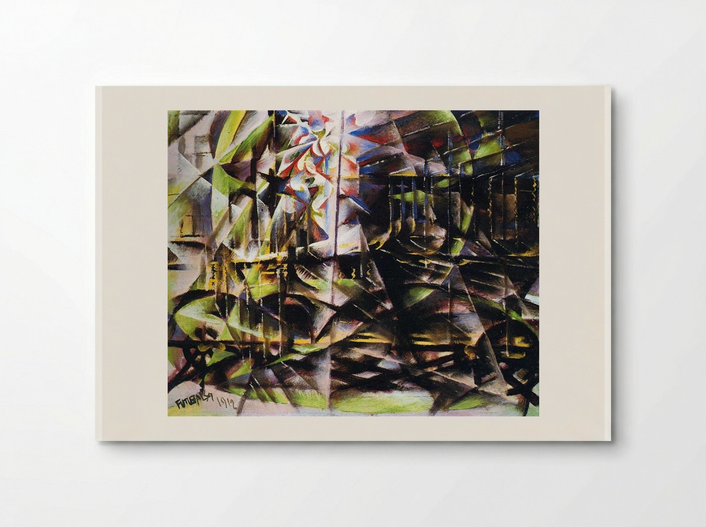 Speeding Automobile - Giacomo Balla - Poster