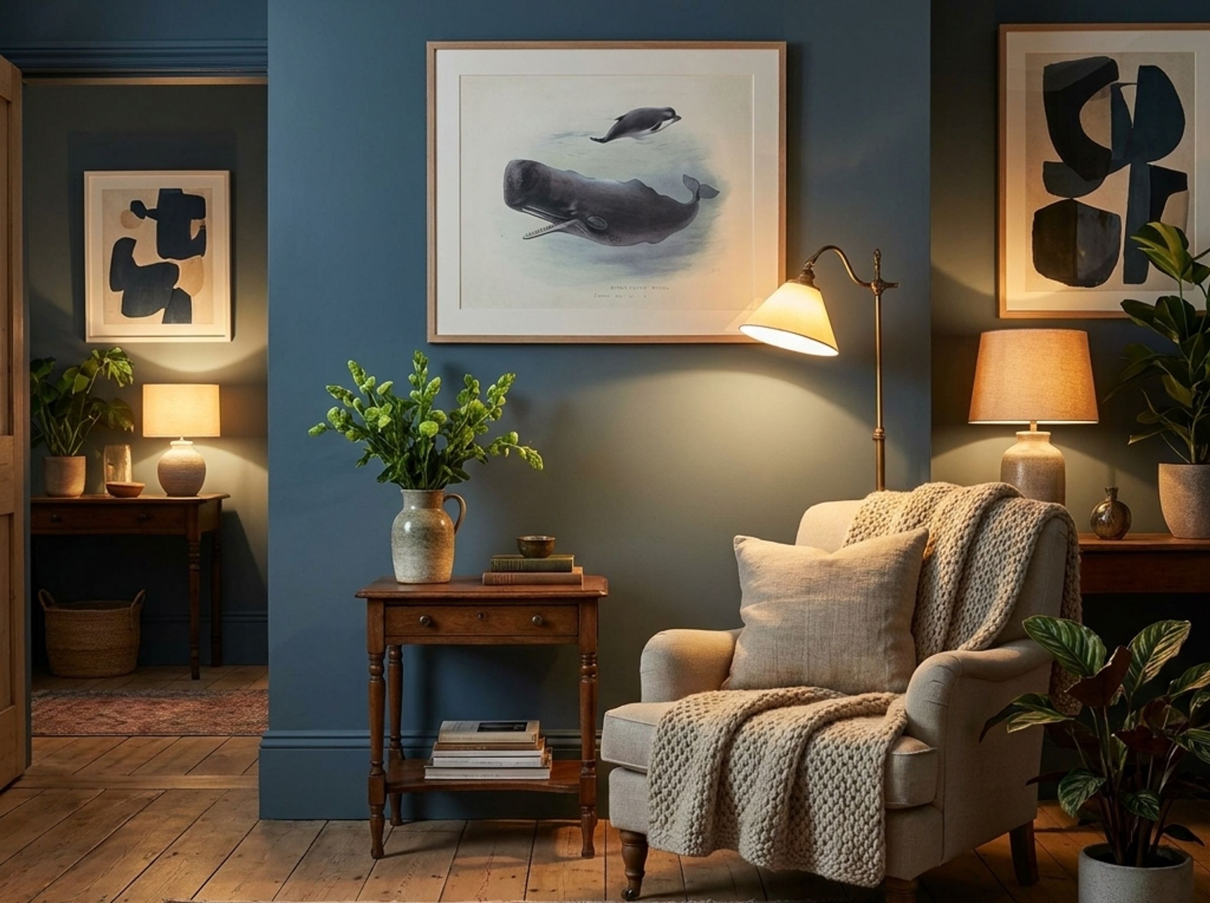 Sperm Whale and Bottlenose Whale - Archibald Thorburn - Lifestyle