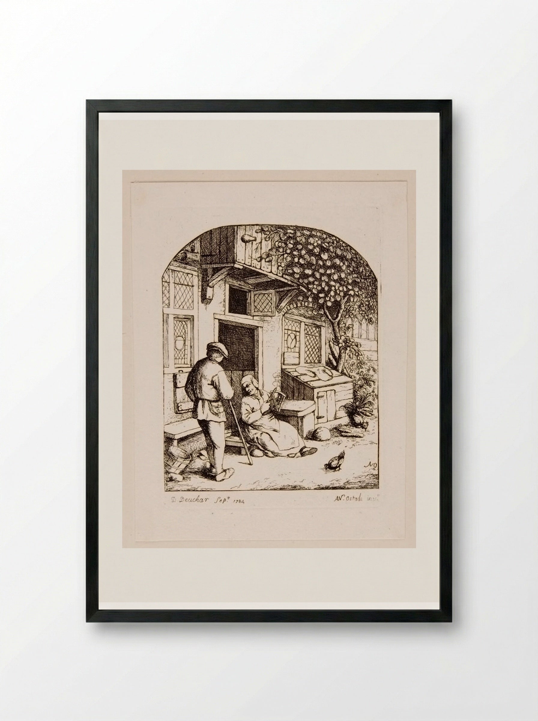 Spinner - David Deuchar - Framed Print Black