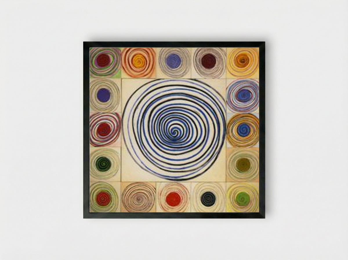 Spirals - Terry Frost - Framed Print Black