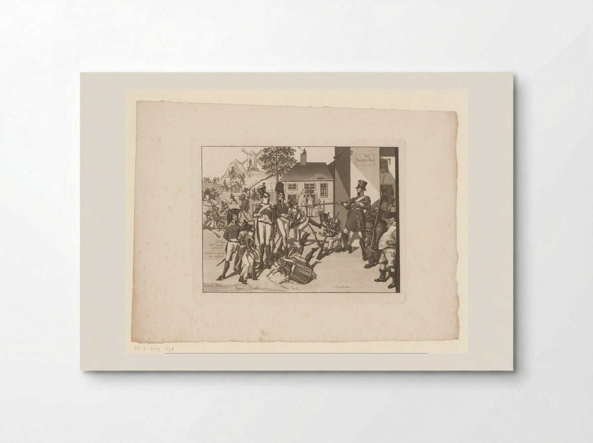 Spotprent op Napoleon - Gottfried Schadow - Poster