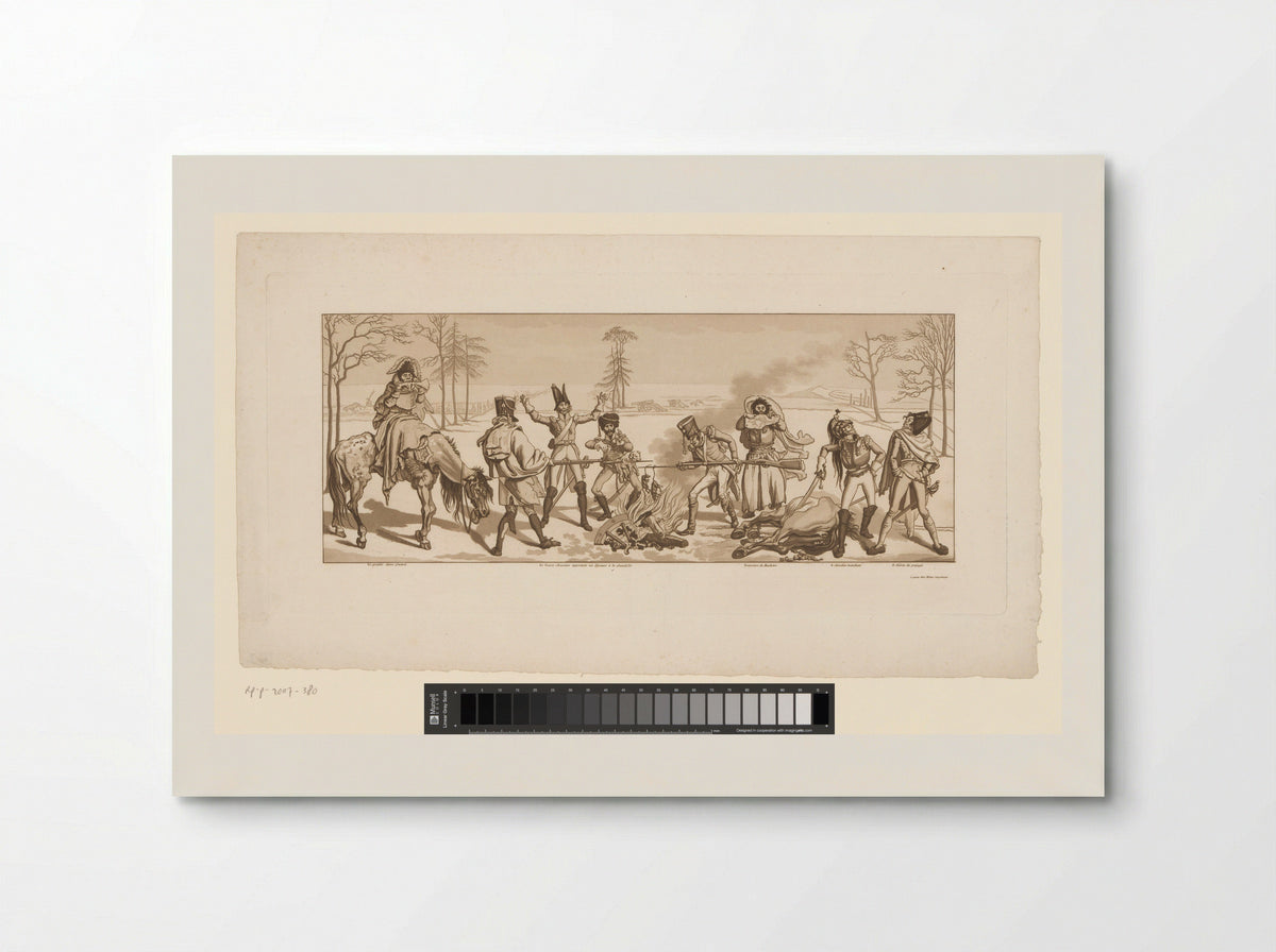 Spotprent op de terugtocht van Napoleon uit Rusland - Johann Gottfried Schadow - Poster