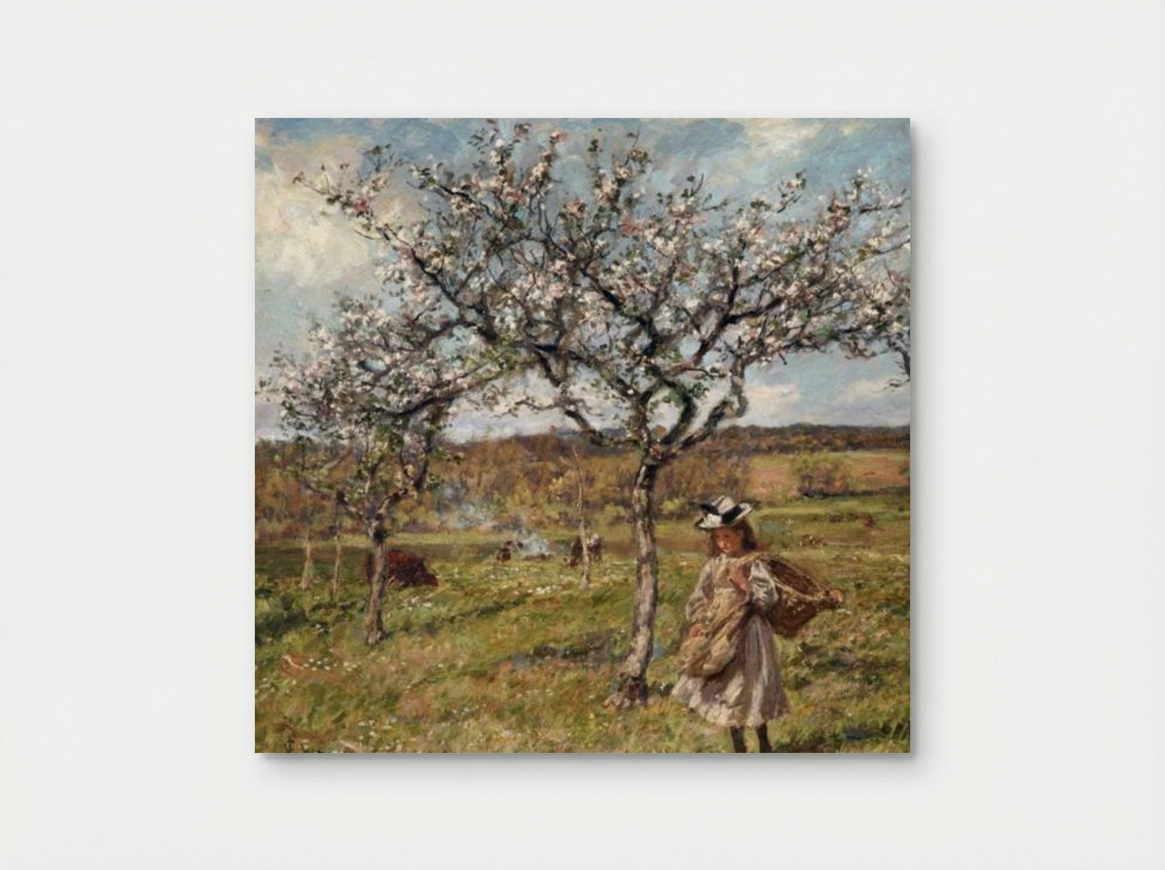 Spring Blossom at Ambersham - James Charles - Poster