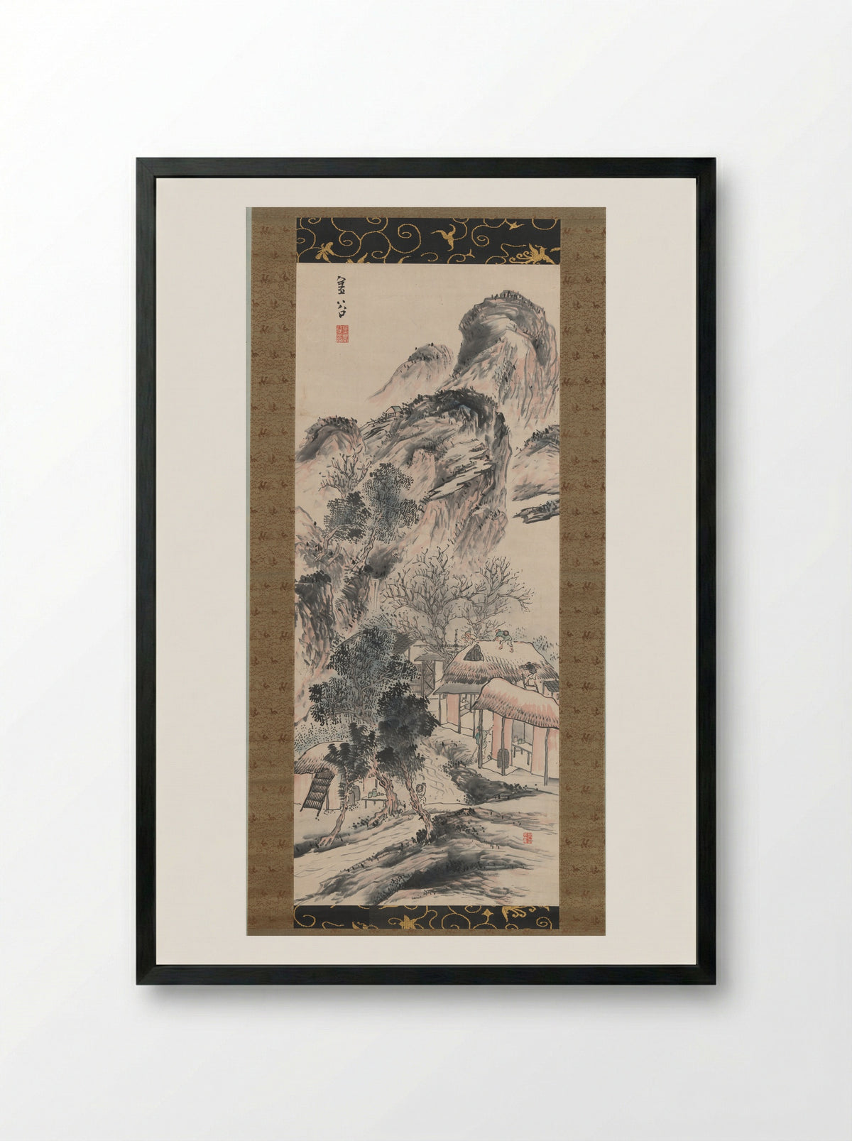 Spring Cleaning - Yokoi Kinkoku - Framed Print Black