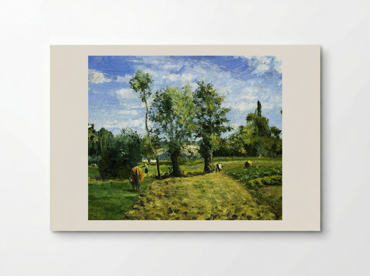 Spring Morning, Pontoise - Camille Pissarro - Poster