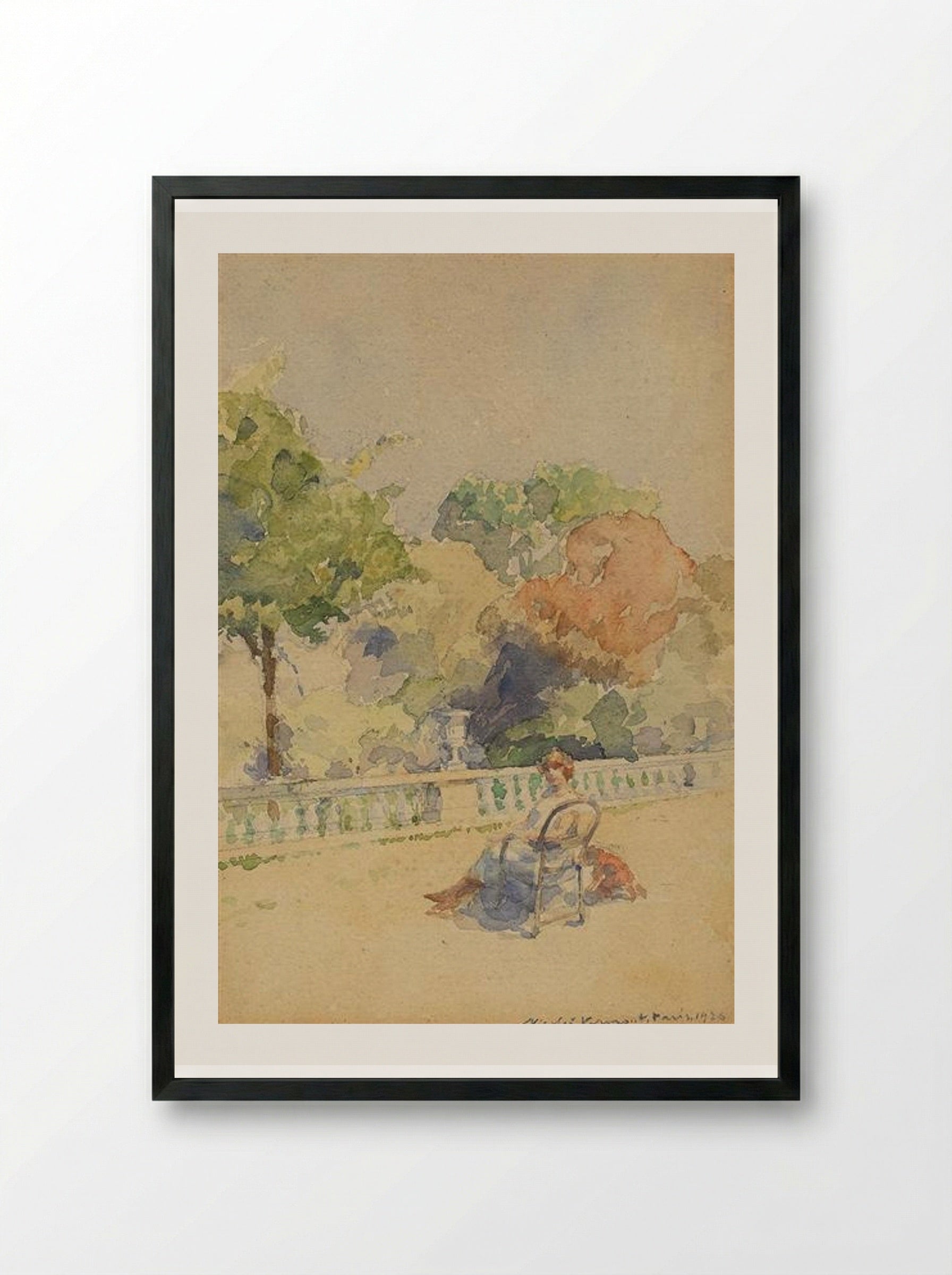 Spring Noon - Nicolae Vermont - Framed Print Black